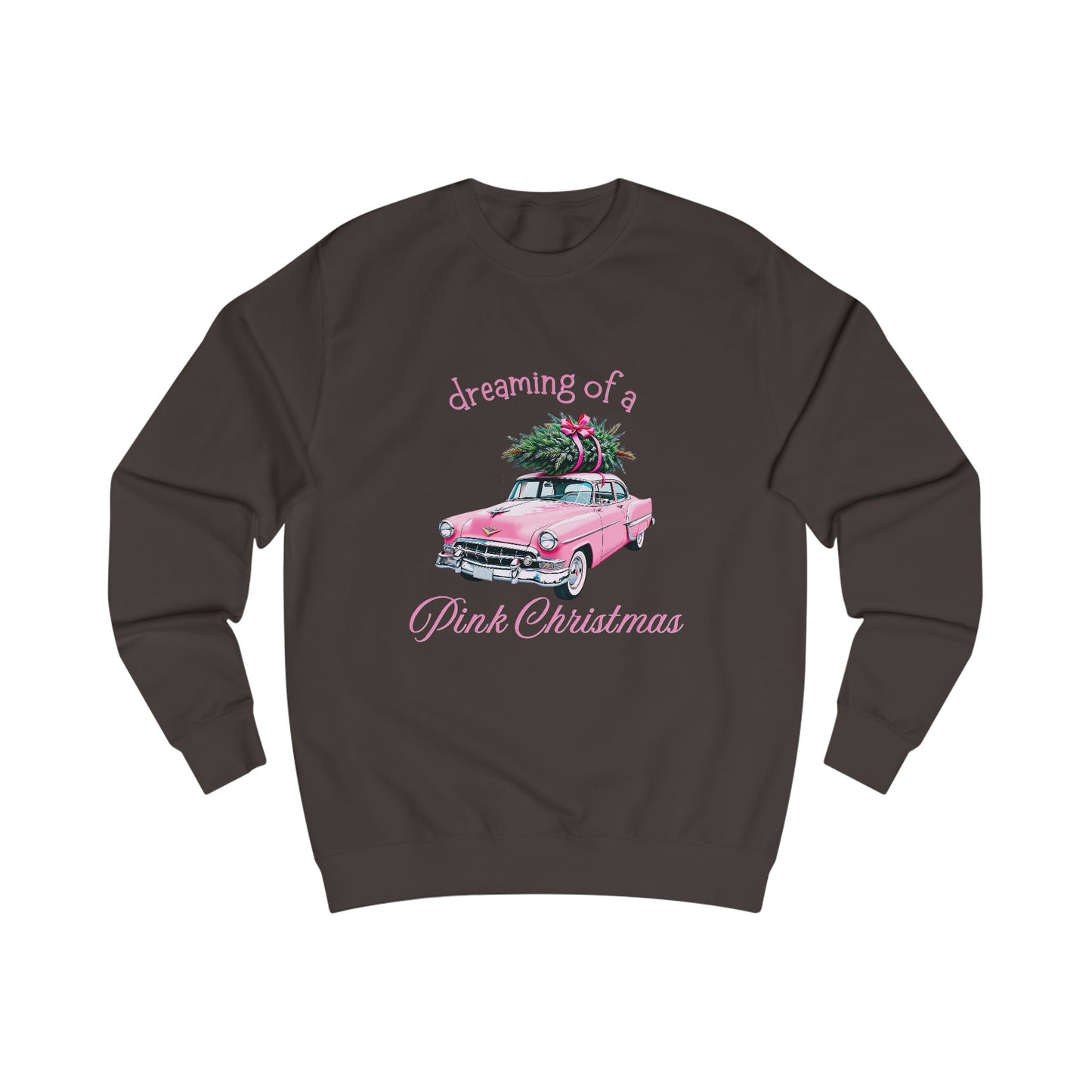 Dreaming Of A Pink Christmas Crewneck Sweatshirt