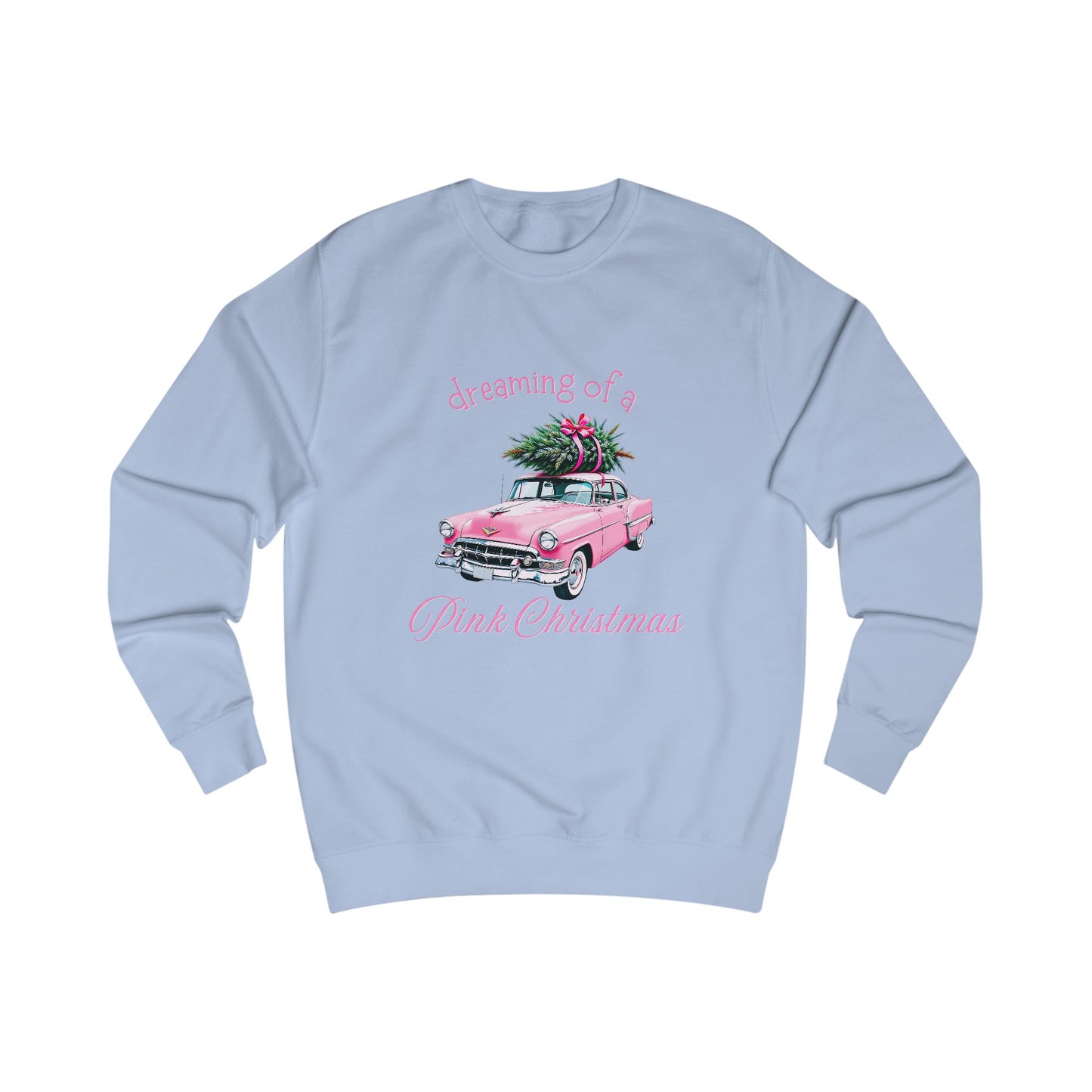 Dreaming Of A Pink Christmas Crewneck Sweatshirt