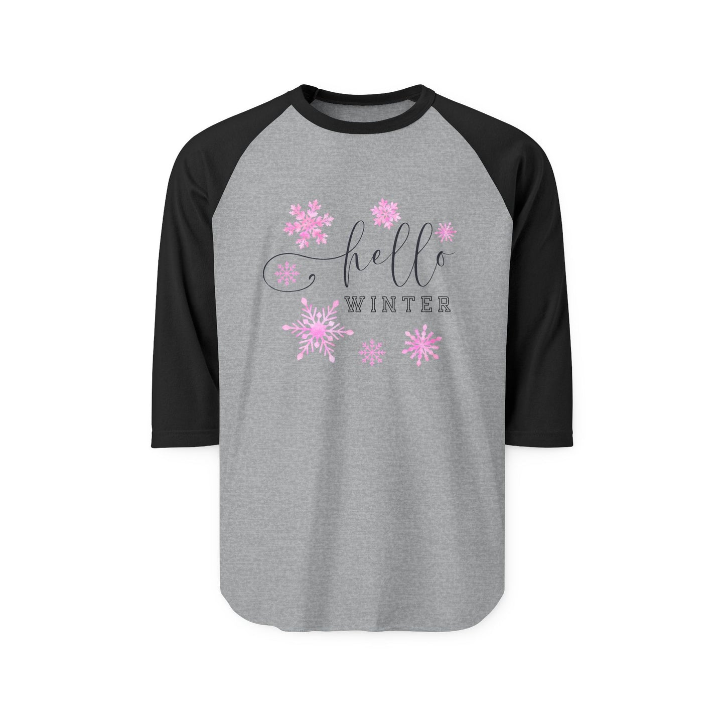 Hello Winter Baseball Tee