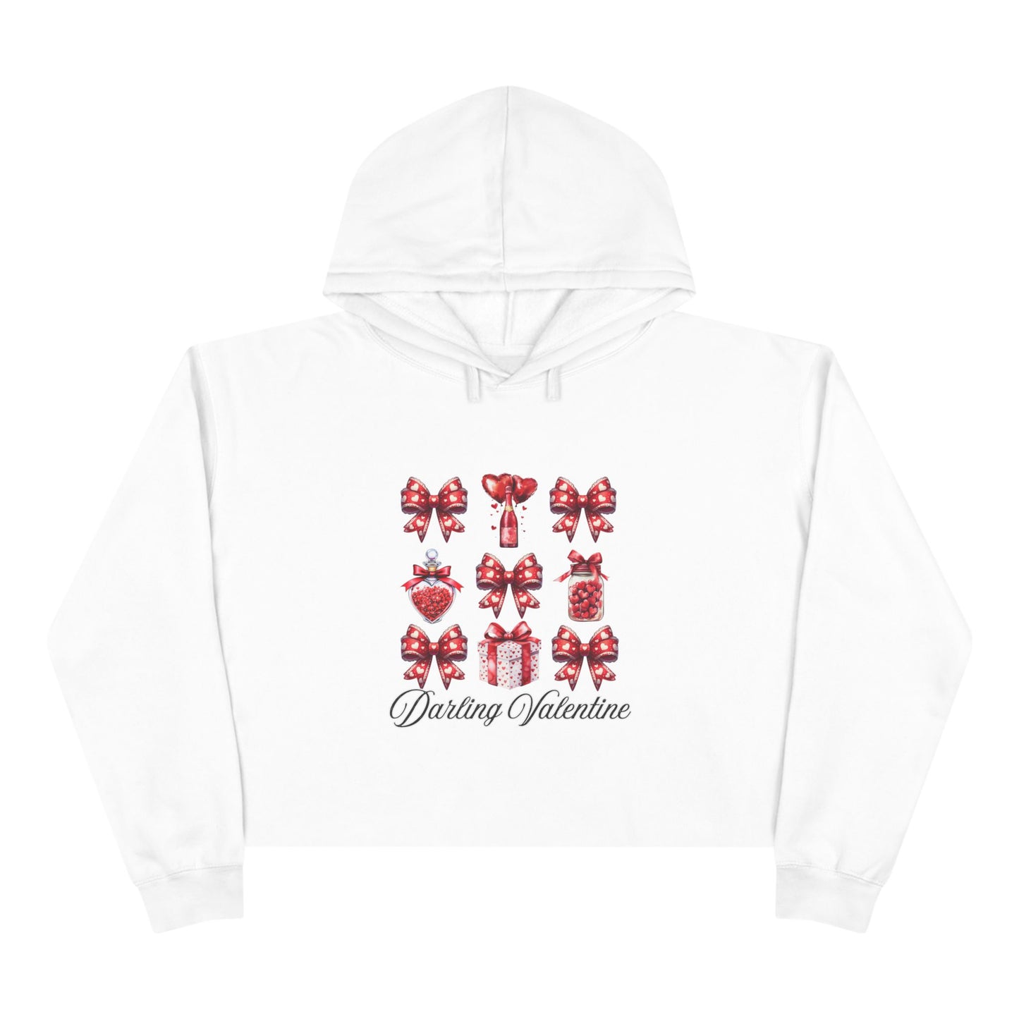 Darling Valentine Crop Hoodie