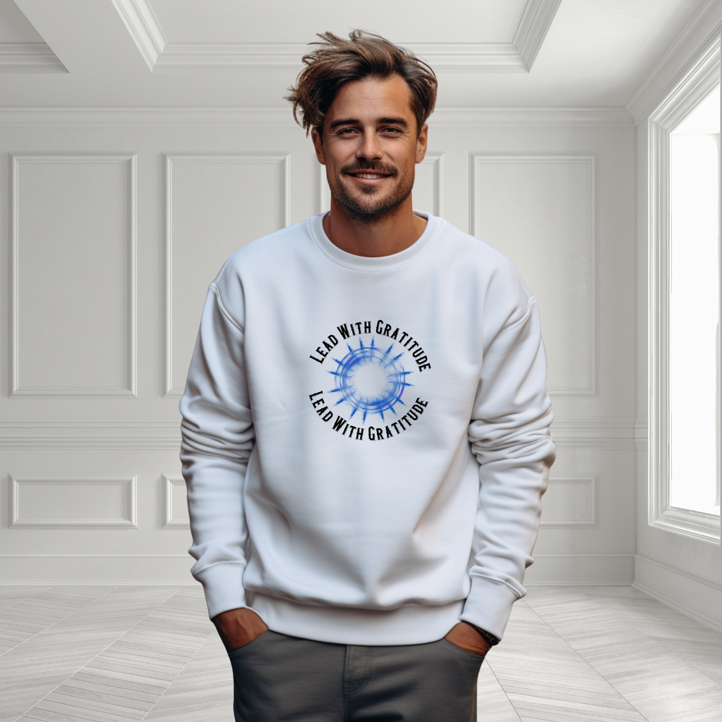 Lead With Gratitude Crewneck Sweatshirt