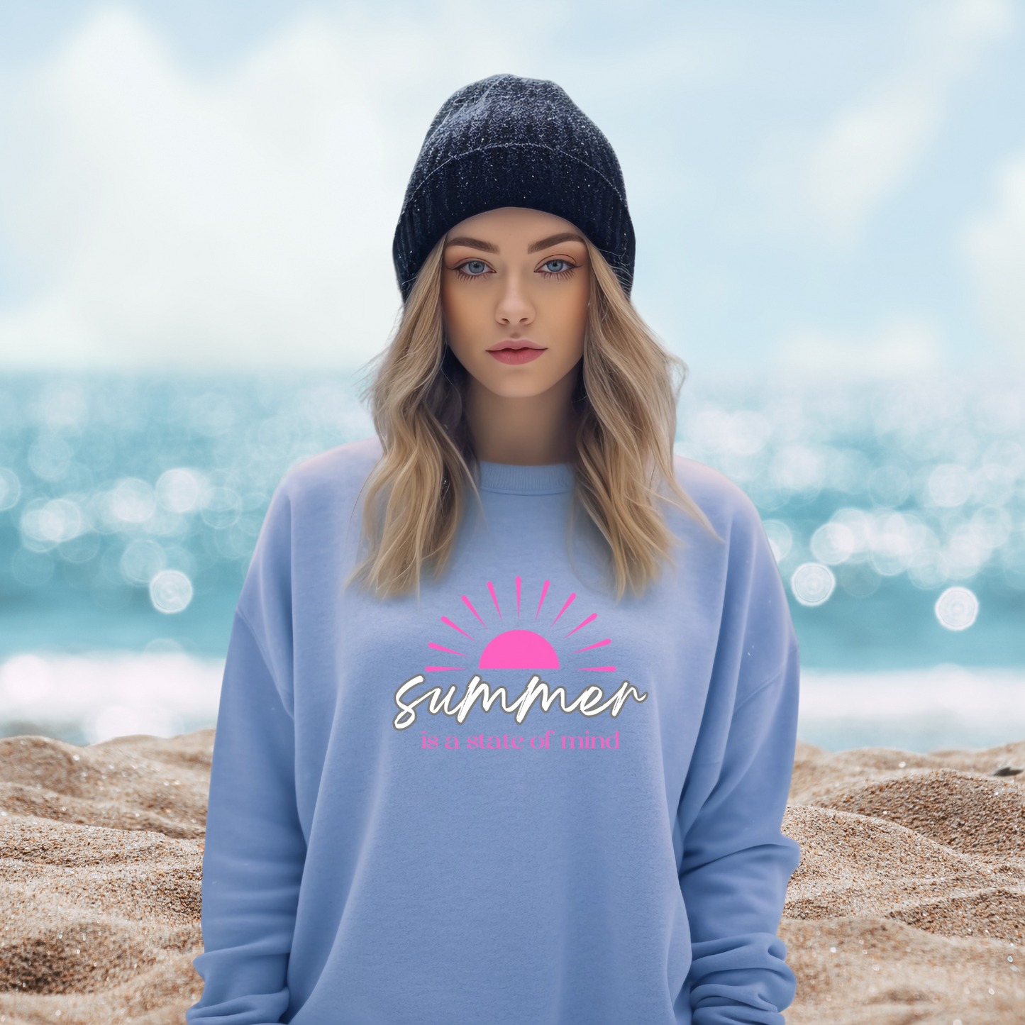 Summer Is A State Of Mind Crewneck Sweatshirt