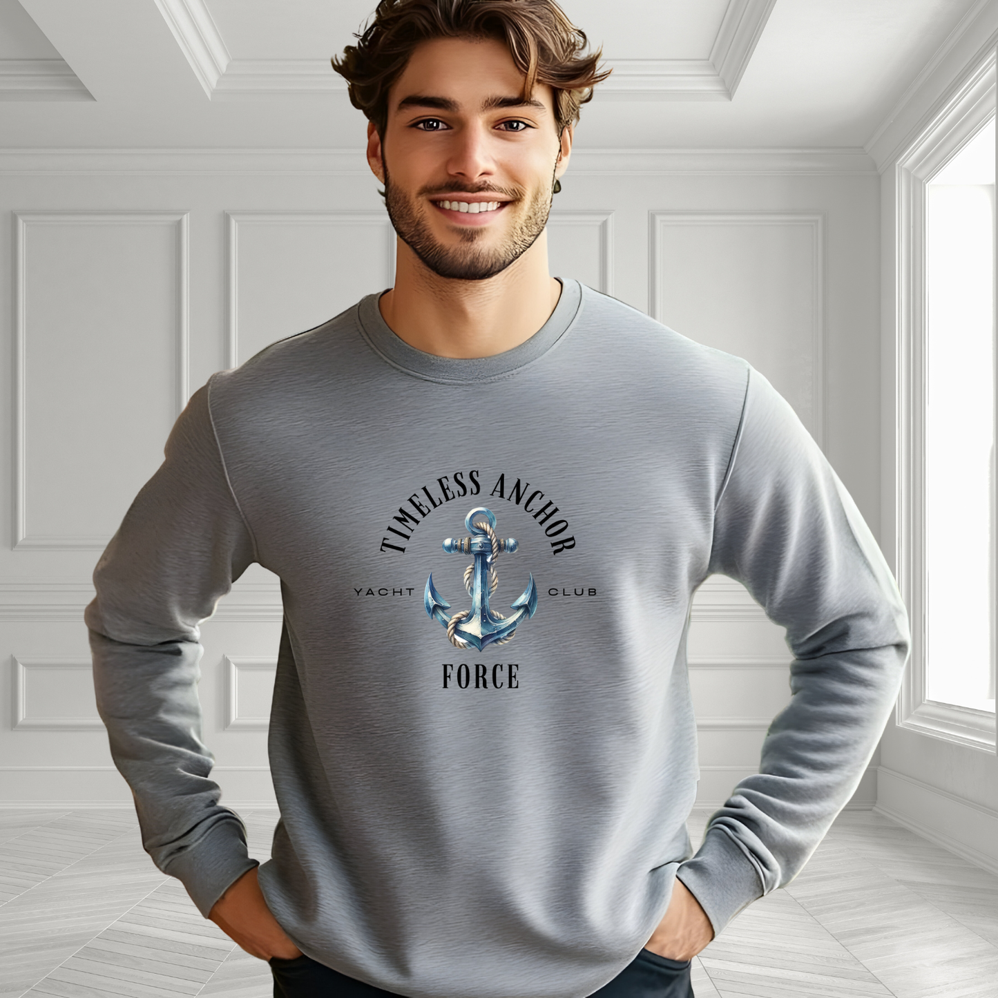 Timeless Anchor Force Crewneck Sweatshirt