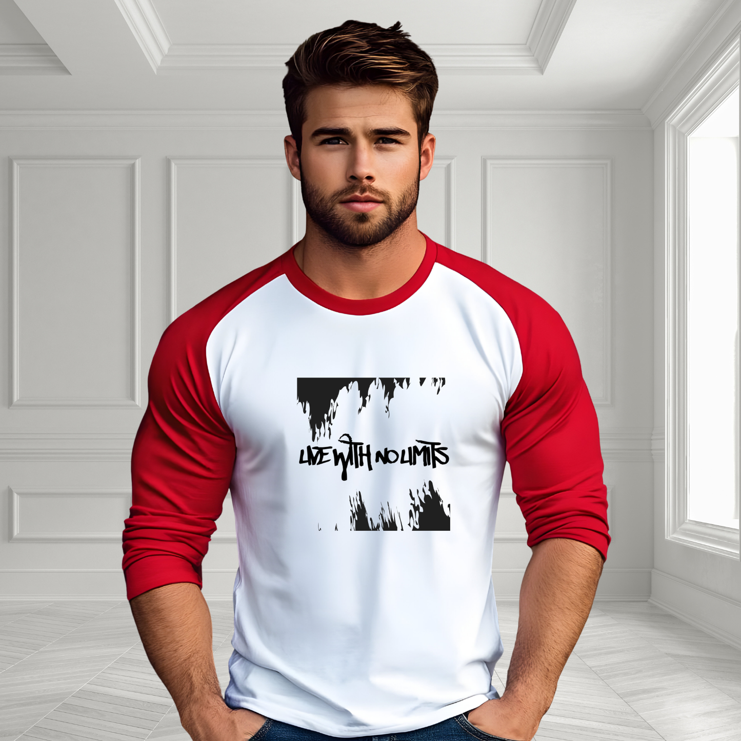 Live With No Limits Baseball Tee