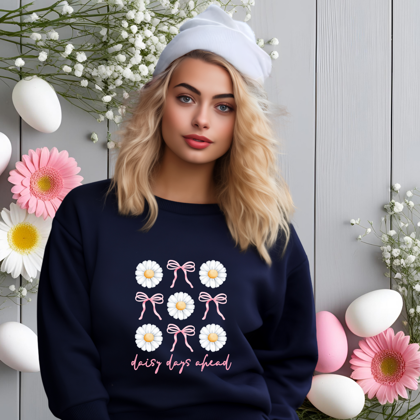 Daisy Days Ahead Crewneck Sweatshirt