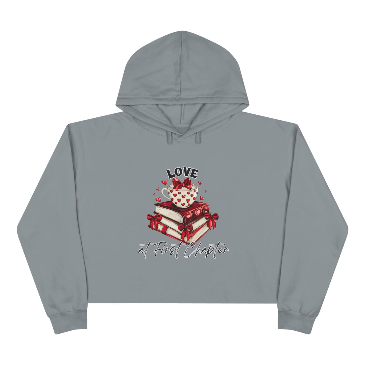 Love At First Chapter Crop Hoodie