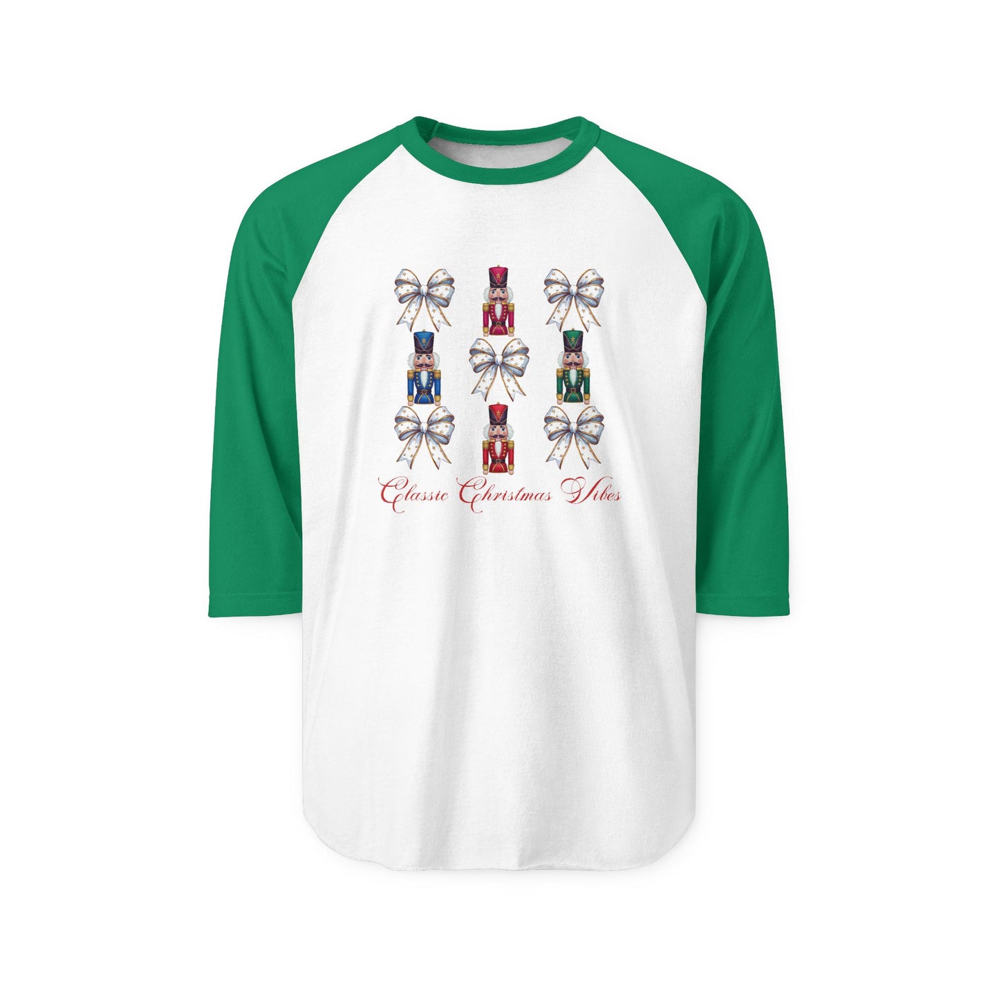 Classic Christmas Vibes Baseball Tee