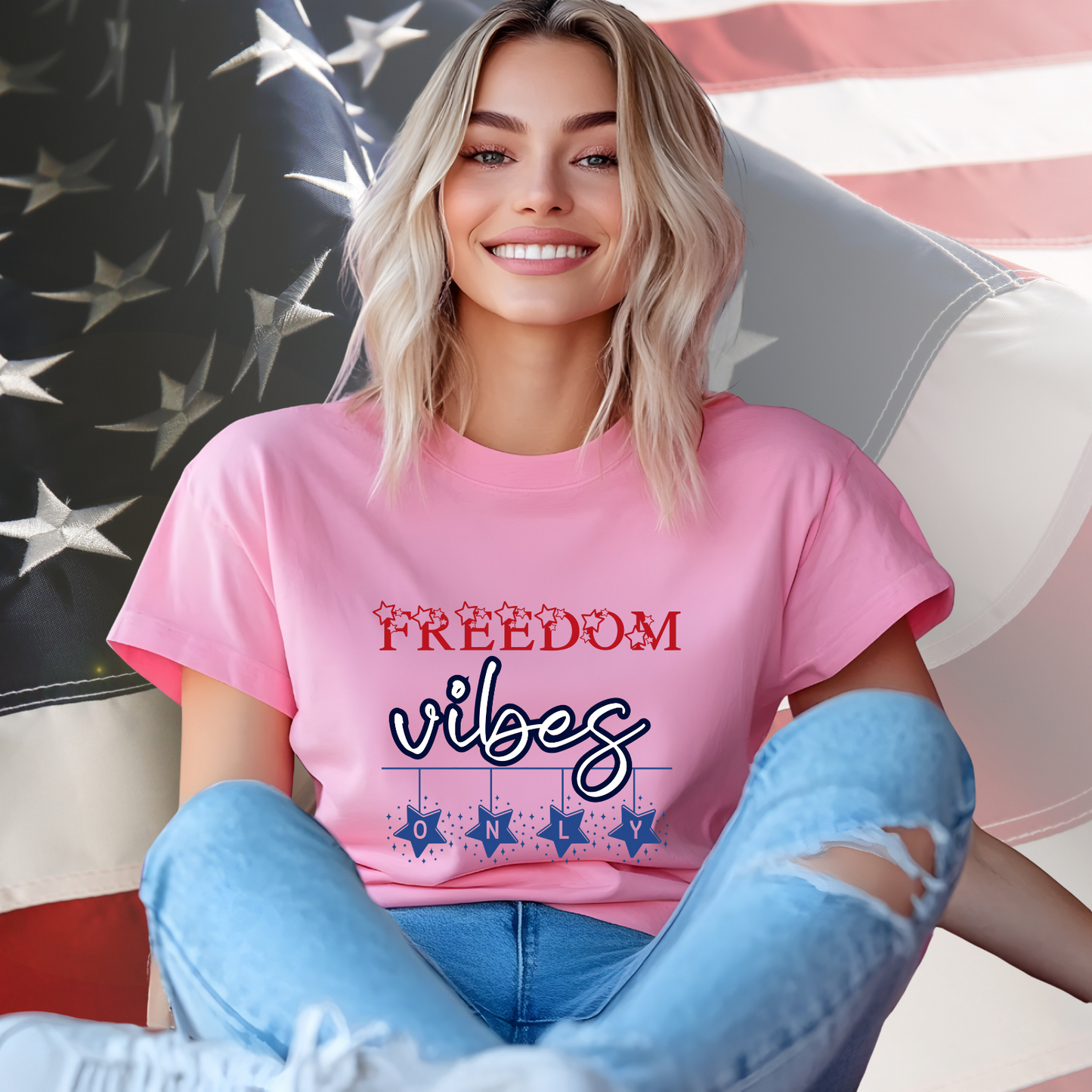 Freedom Vibes Only T-Shirt