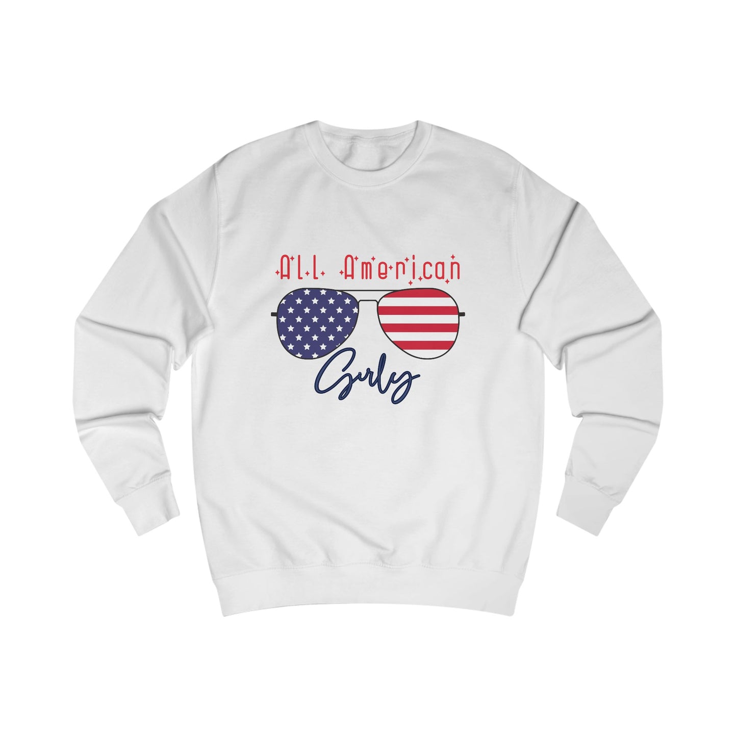 All American Girly Crewneck Sweatshirt