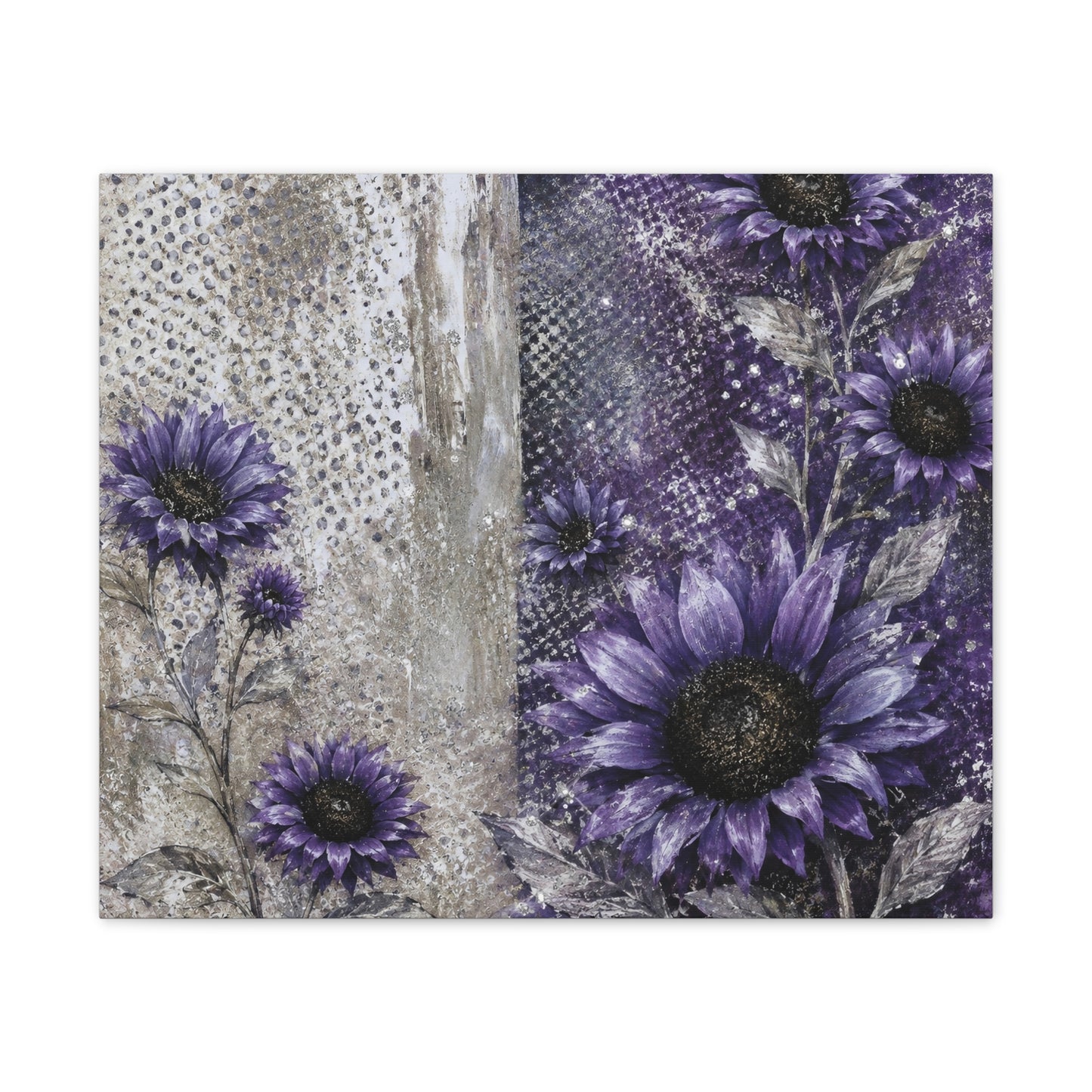 Violet Horizon Canvas Wall Art