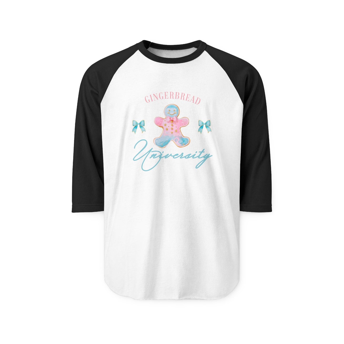 Gingerbread University Baseball Tee