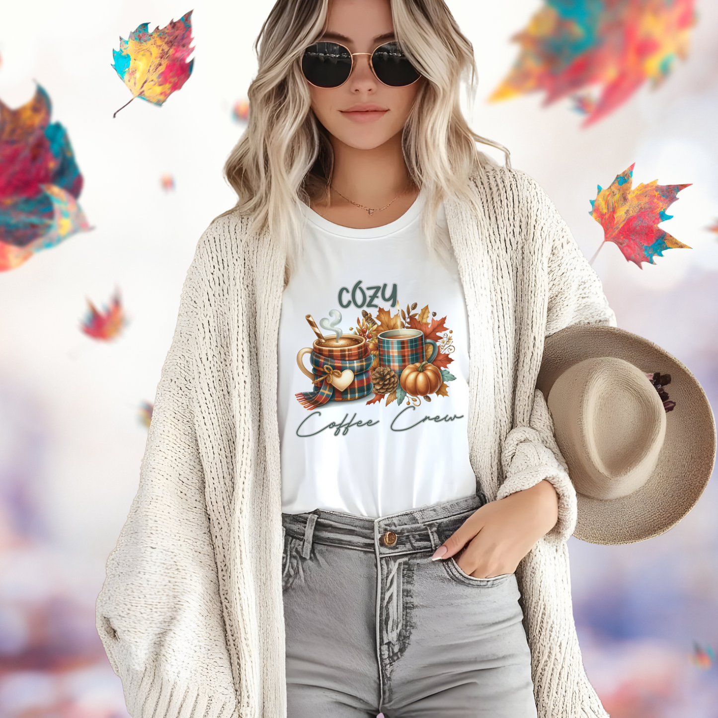 Cozy Coffee Crew T-Shirt