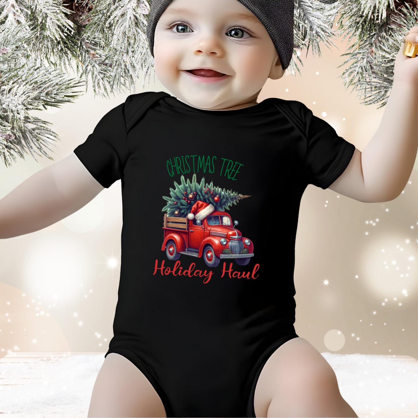 Holiday Haul Infant Short Sleeve Onesie