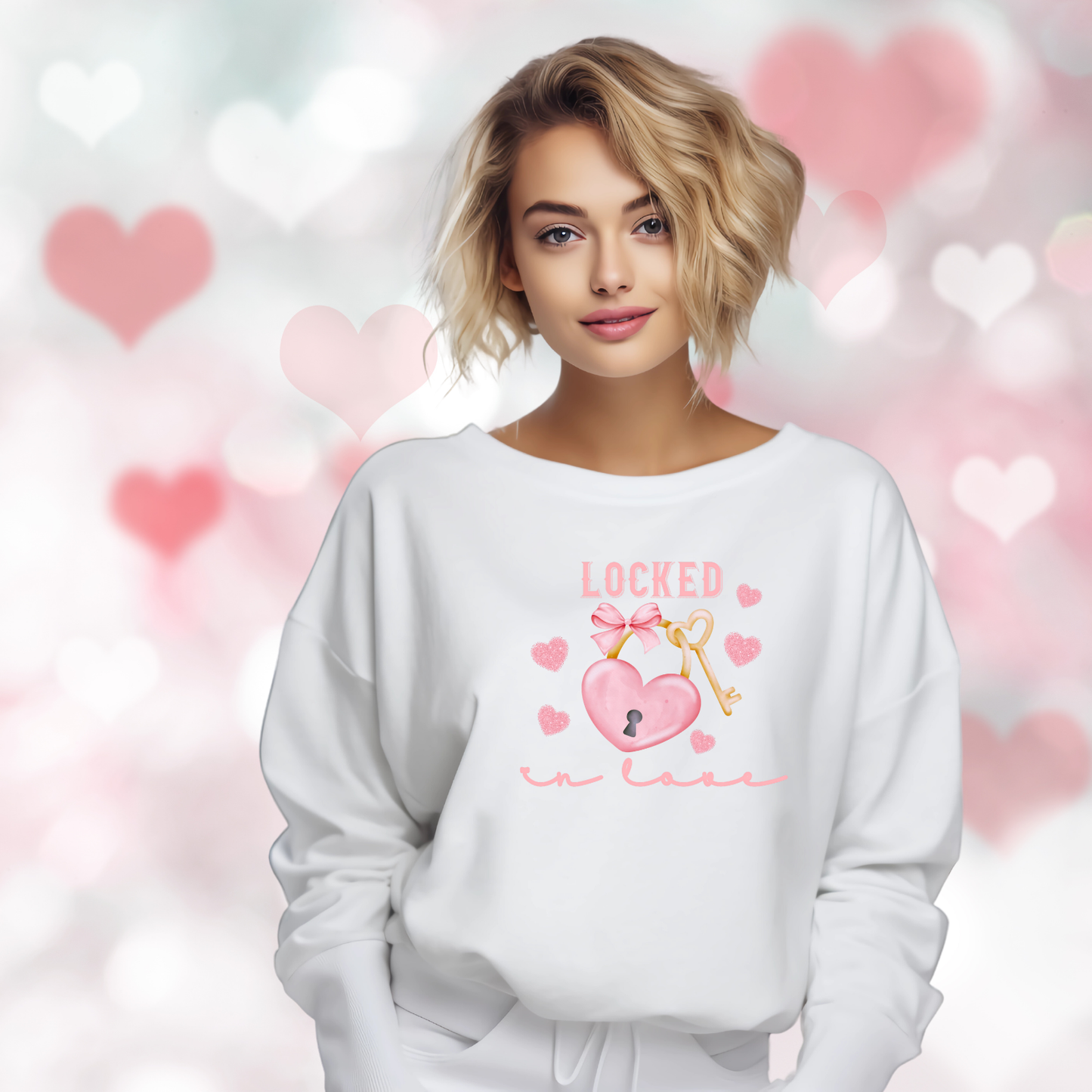 Locked in Love Crewneck Sweatshirt