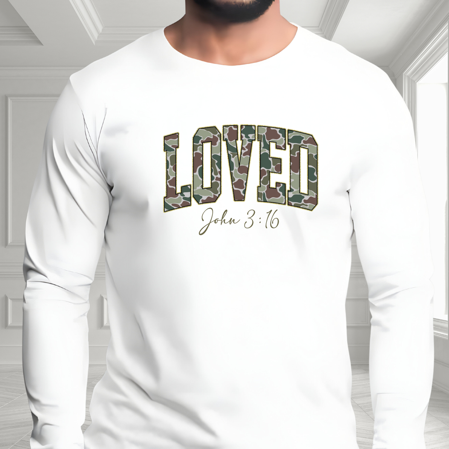 Loved John 3:16 Long Sleeve Tee