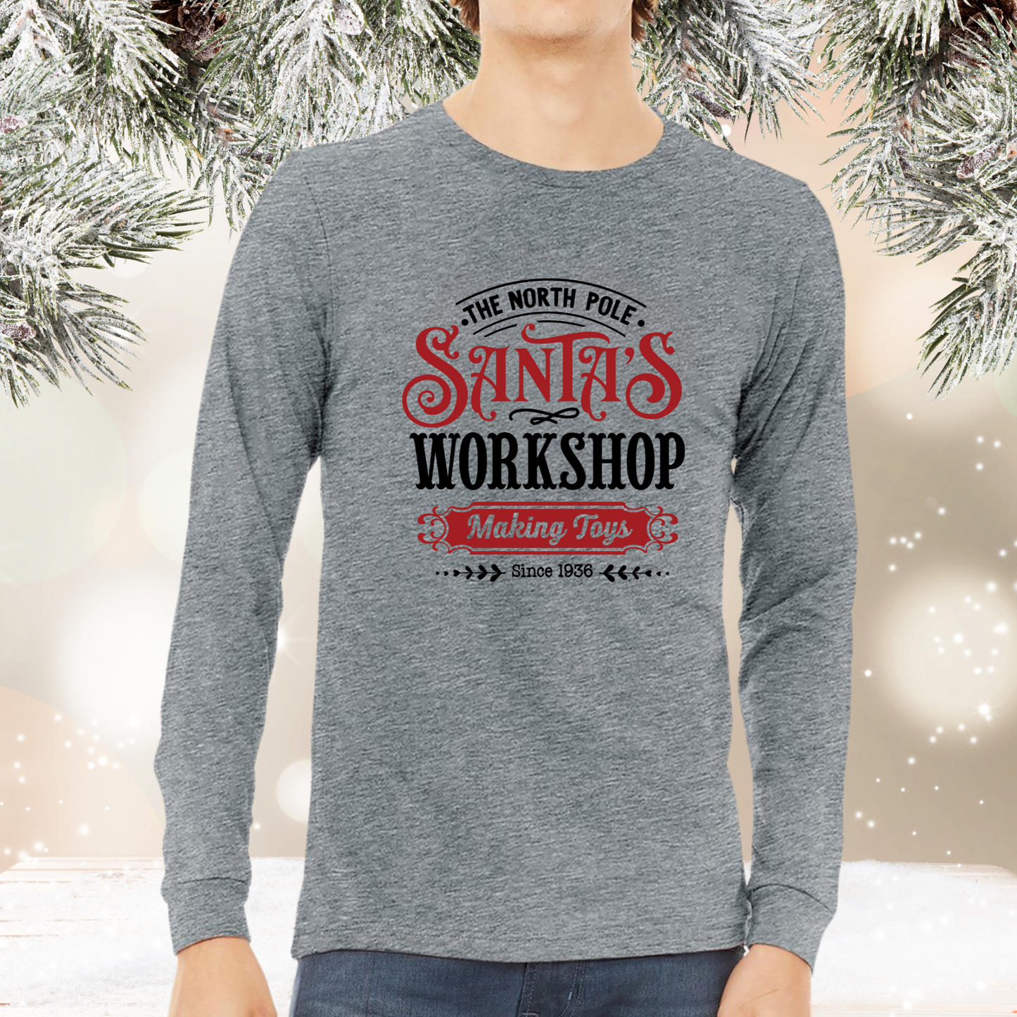 Santa’s Workshop Long Sleeve Tee