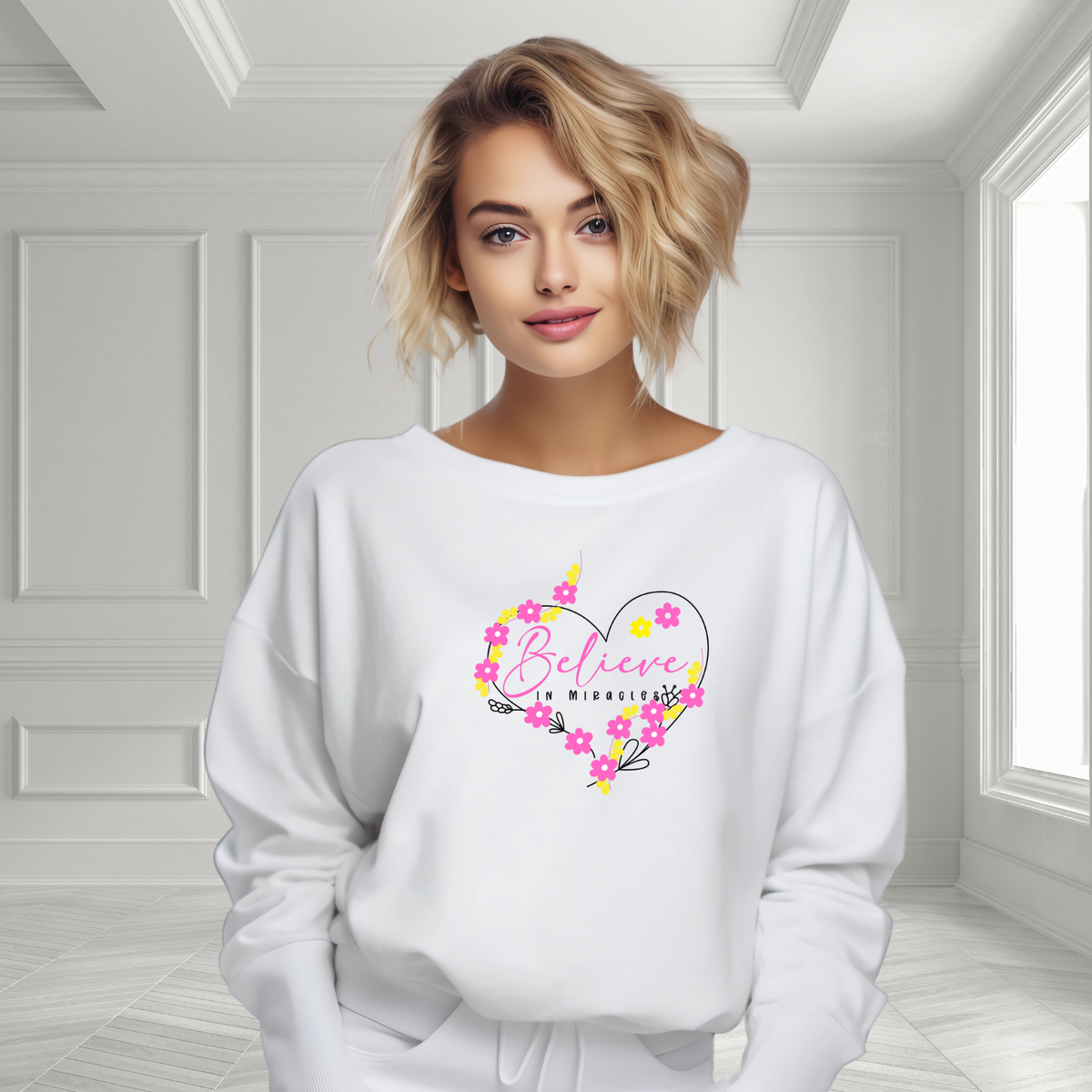 Believe In Miracles Crewneck Sweatshirt