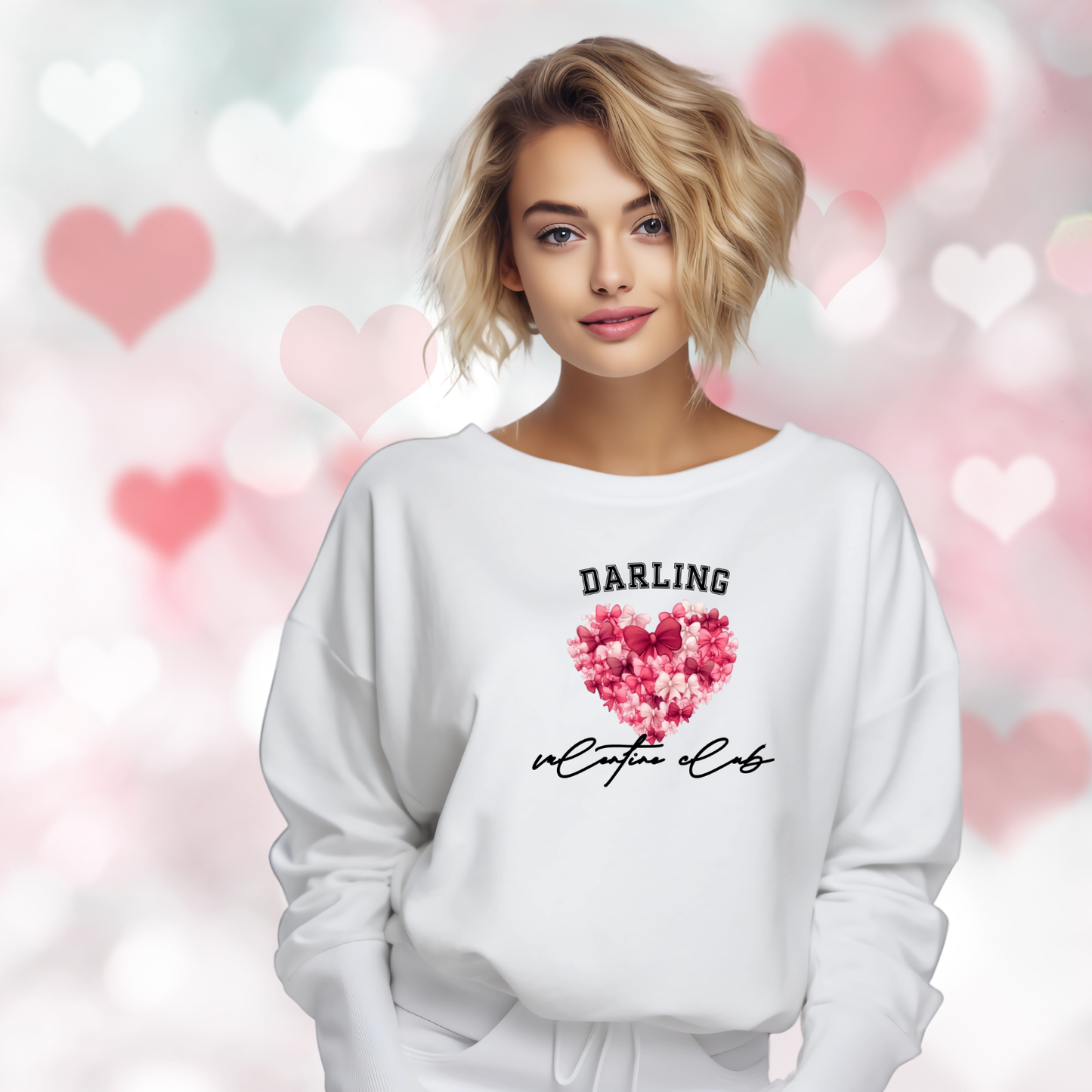 Darling Valentine Club Crewneck Sweatshirt