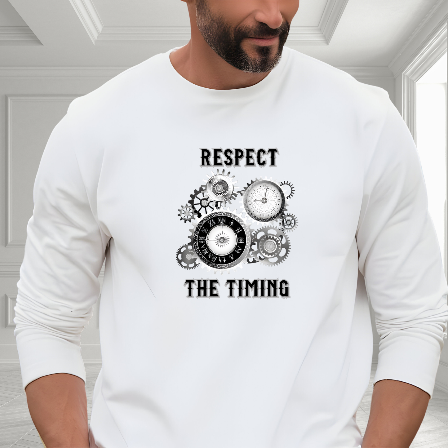 Respect The Timing Long Sleeve Tee