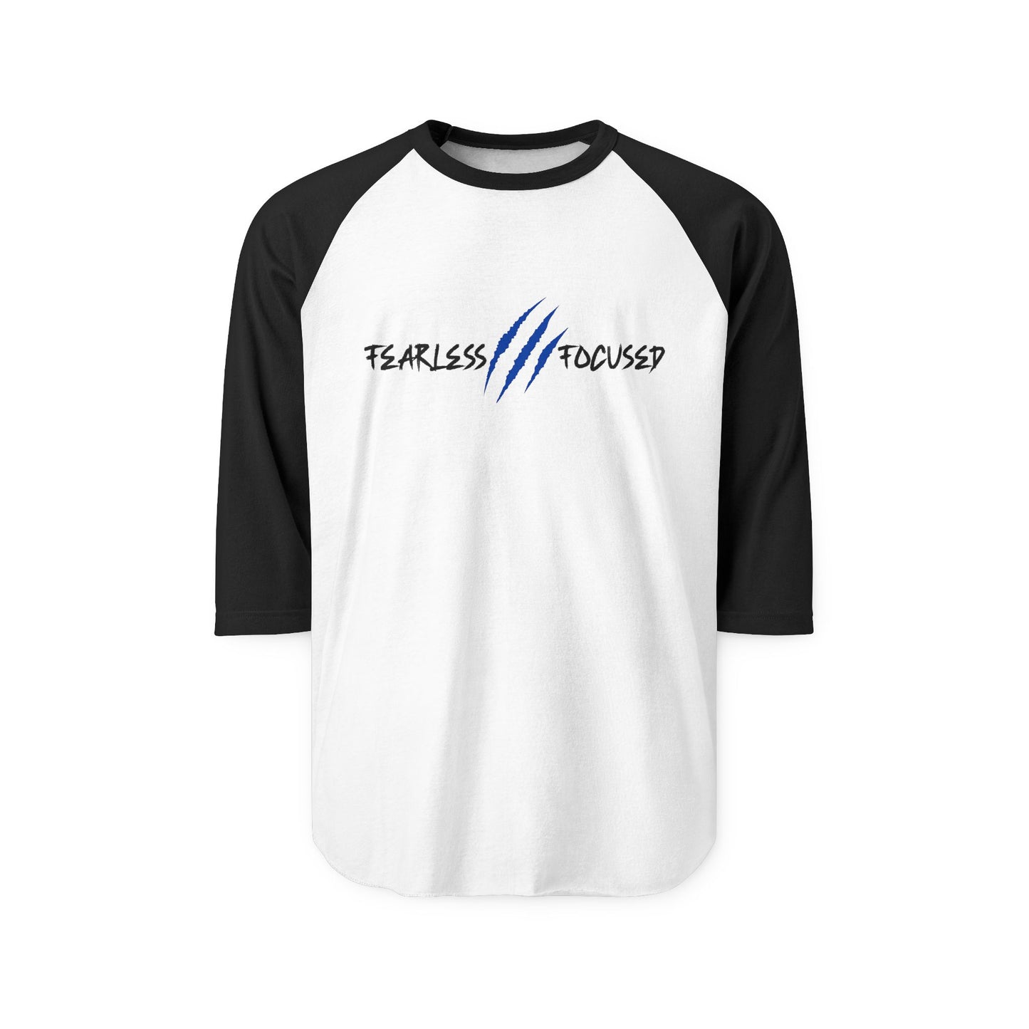 Fearless, Focused Sleeve Baseball Tee