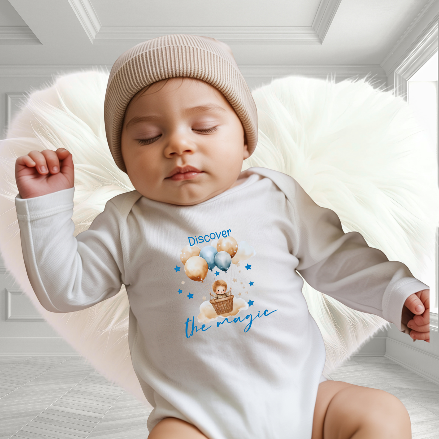 Discover The Magic Infant Long Sleeve Onesie
