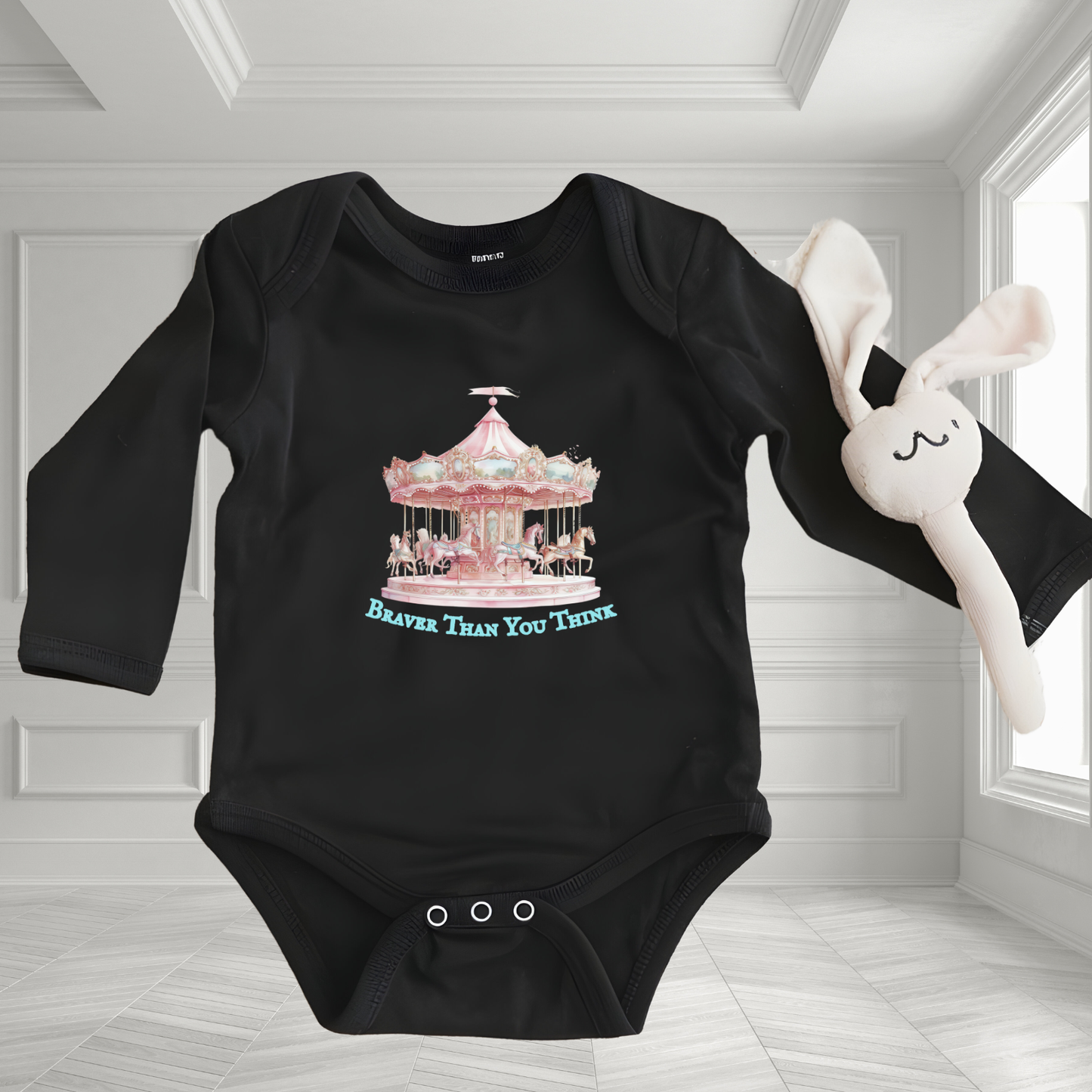 Braver Than You Think Infant Long Sleeve Onesie