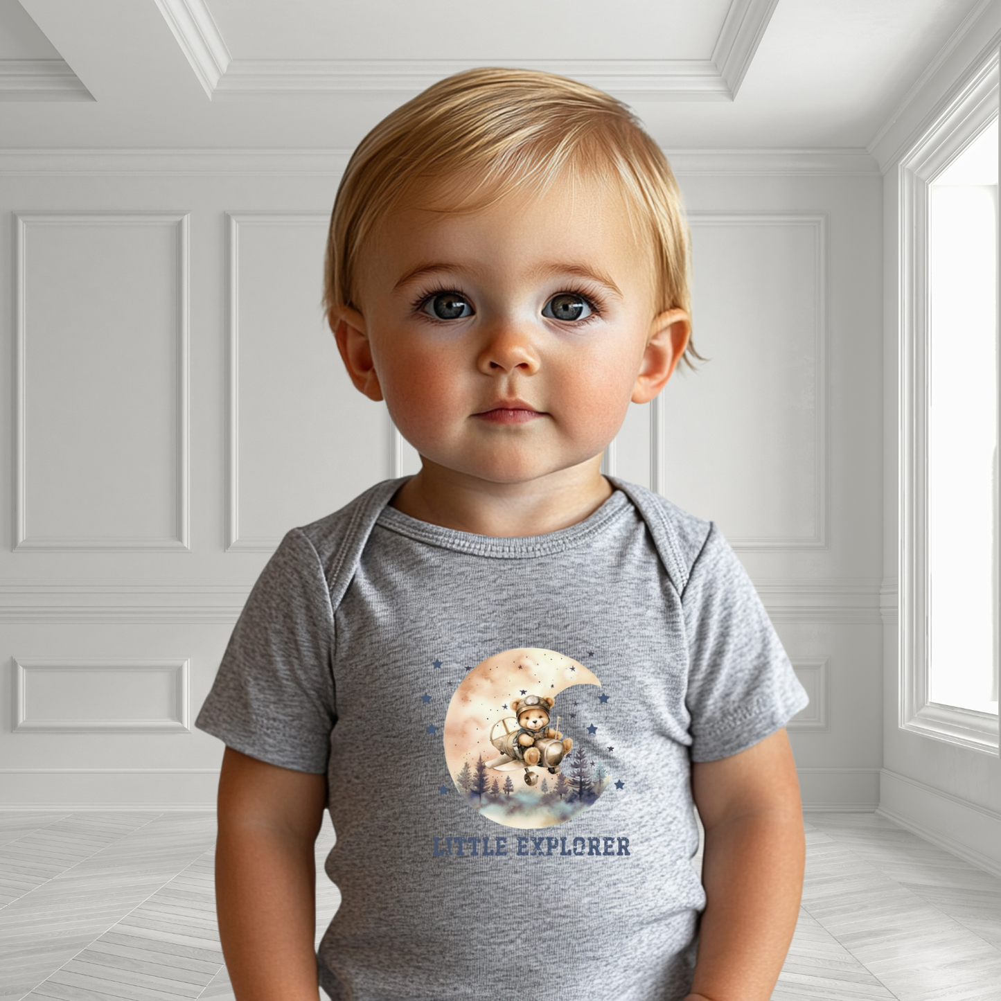 Little Explorer Infant Short Sleeve Onesie