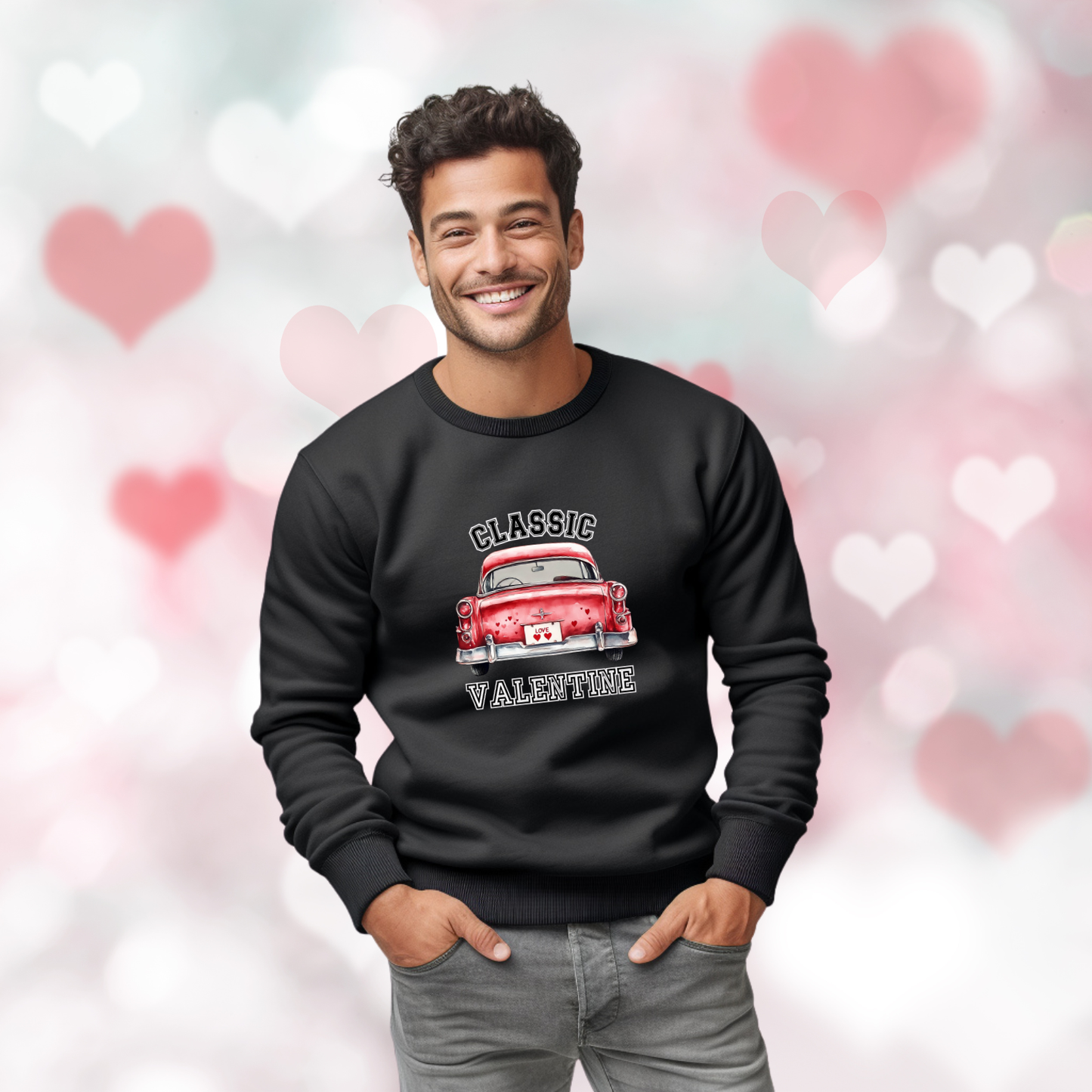 Classic Valentine Crewneck Sweatshirt