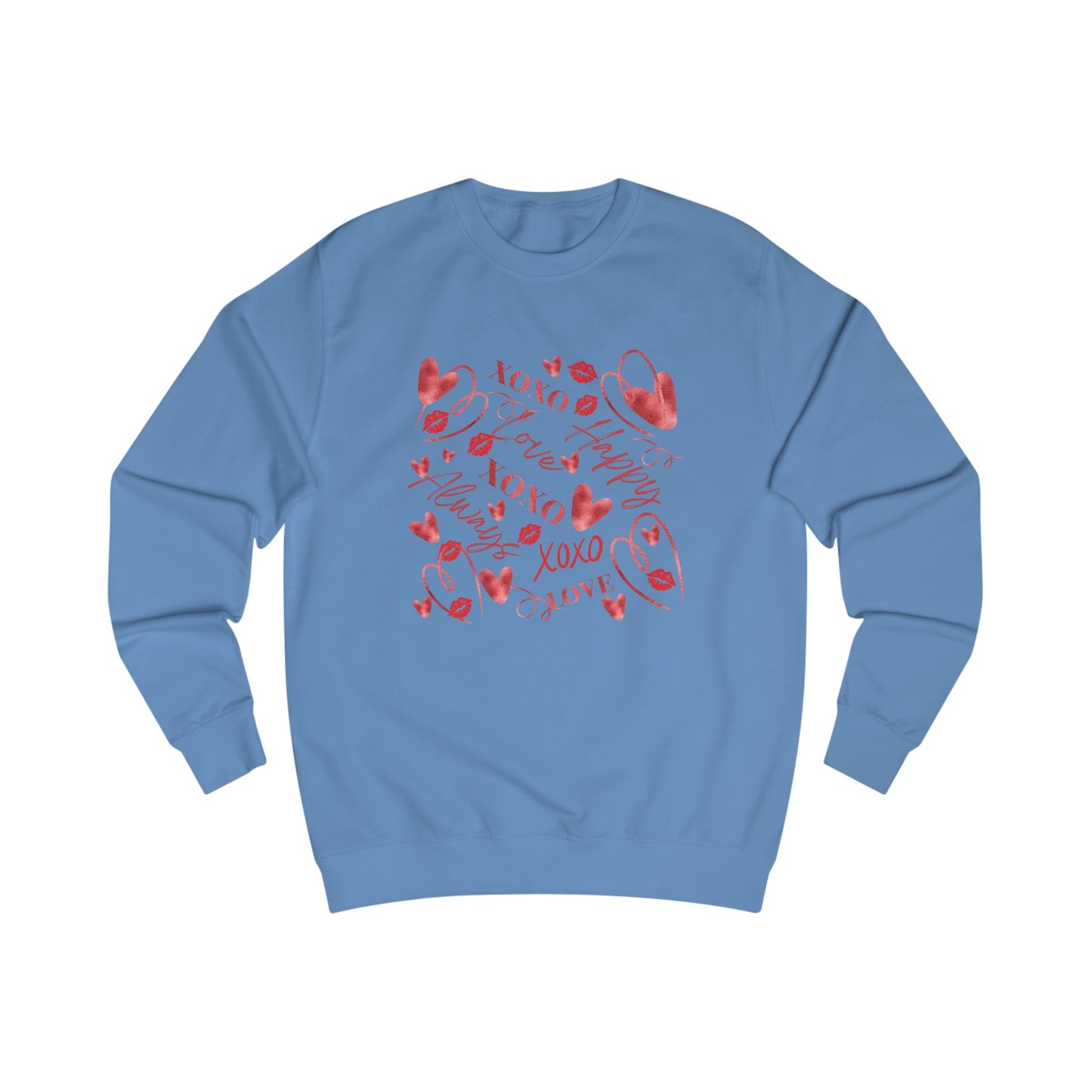 Valentine Word Art Crewneck Sweatshirt