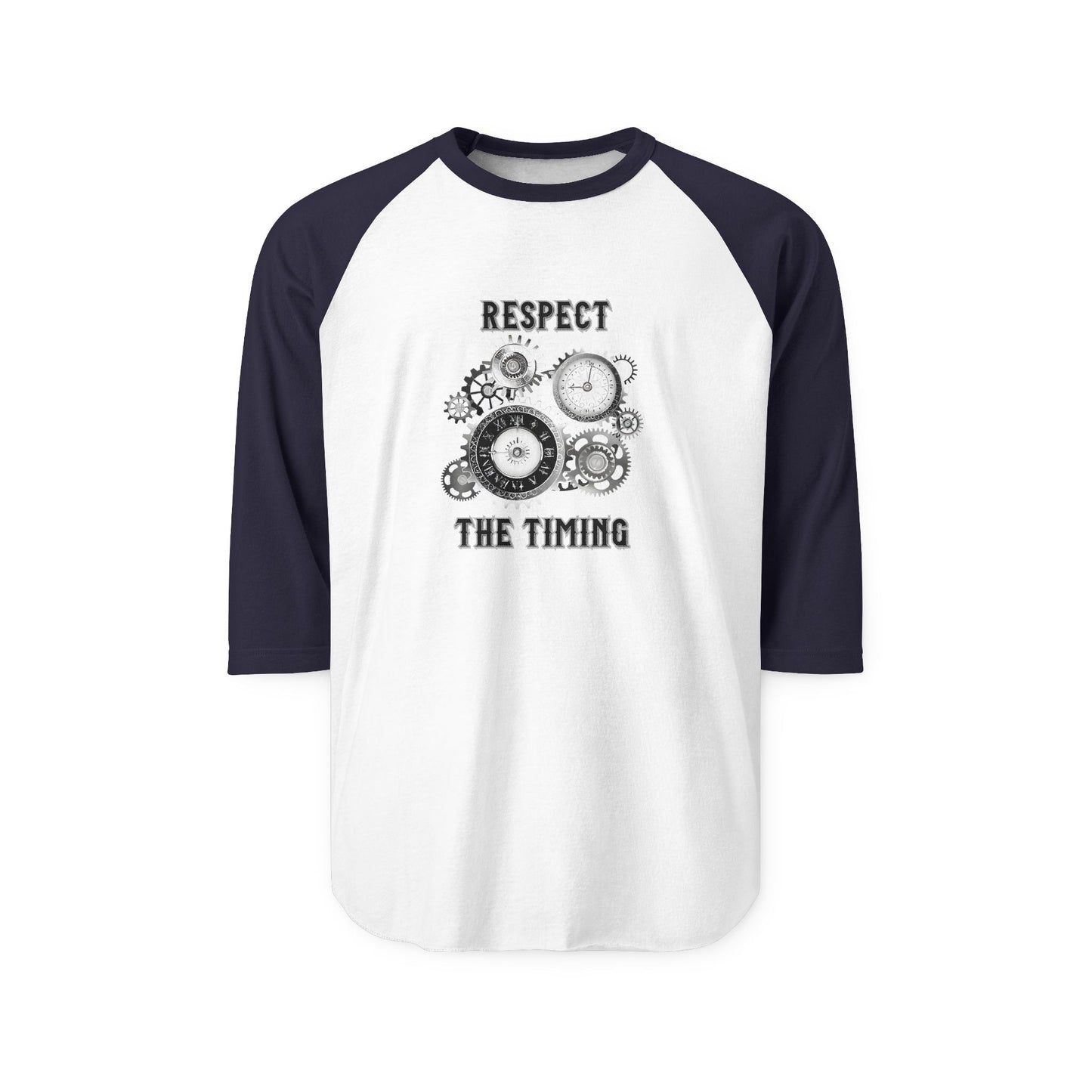 Respect The Timing Baseball Tee