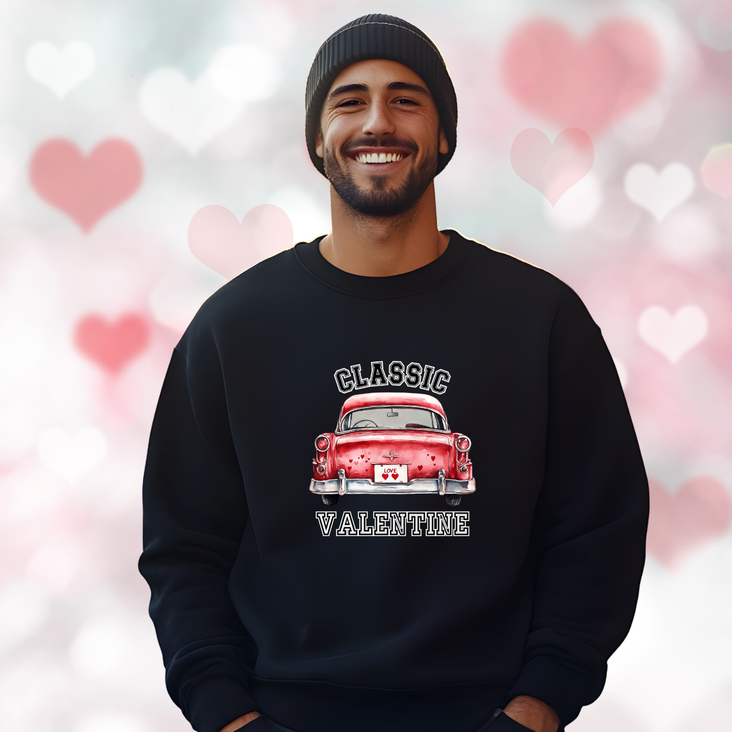 Classic Valentine Crewneck Sweatshirt