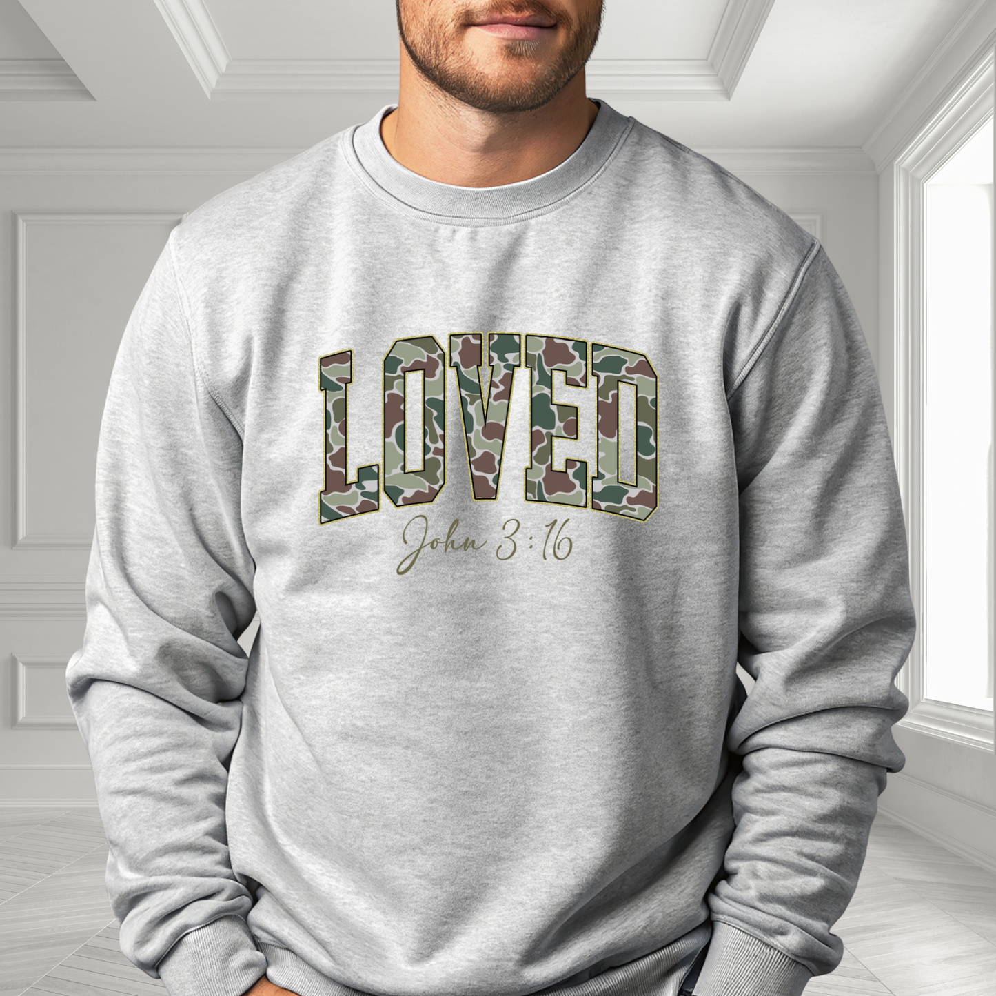 Loved John 3:16 Crewneck Sweatshirt