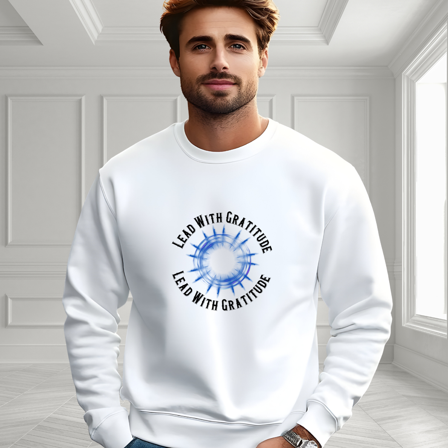 Lead With Gratitude Crewneck Sweatshirt