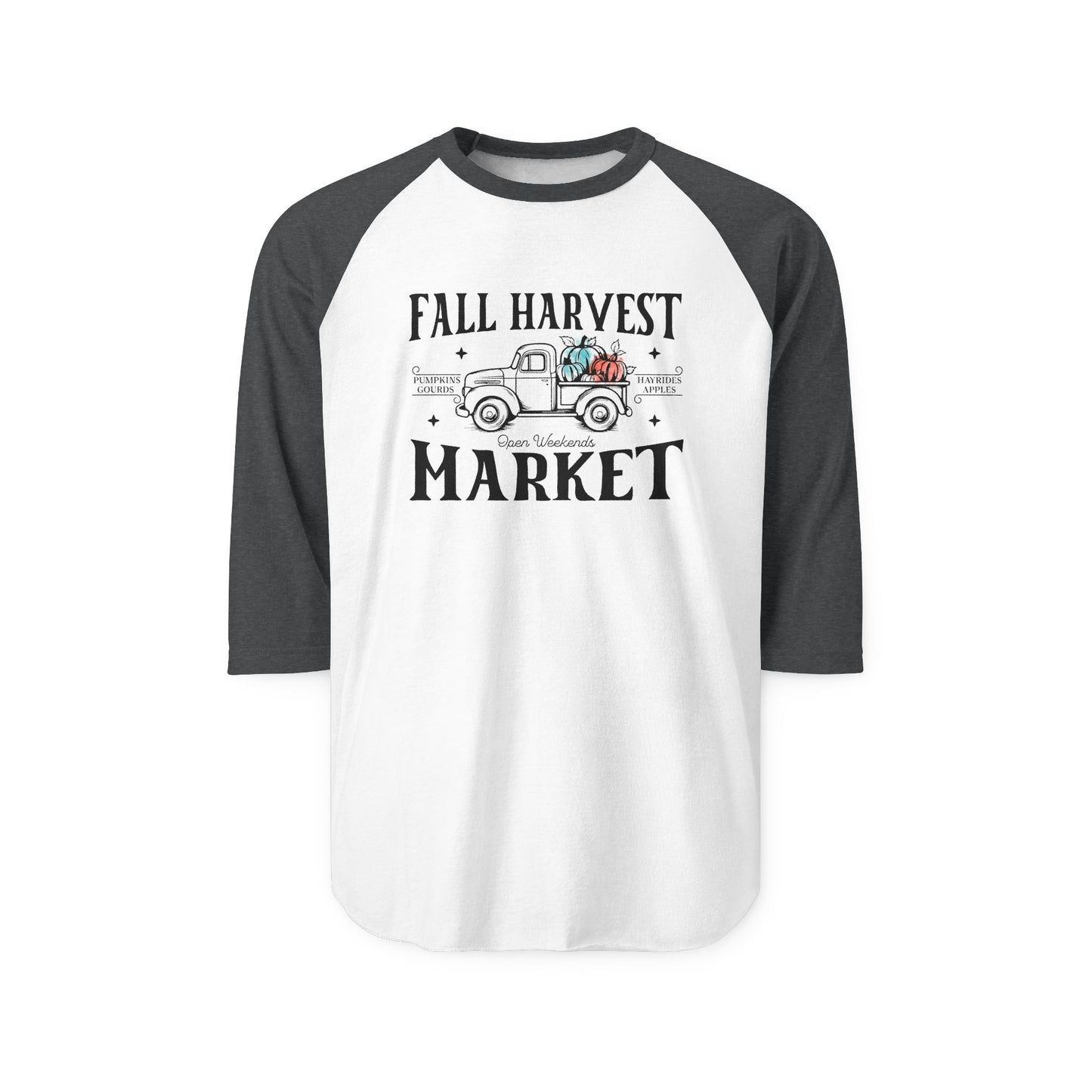 Fall Harvest Market Baseball Tee