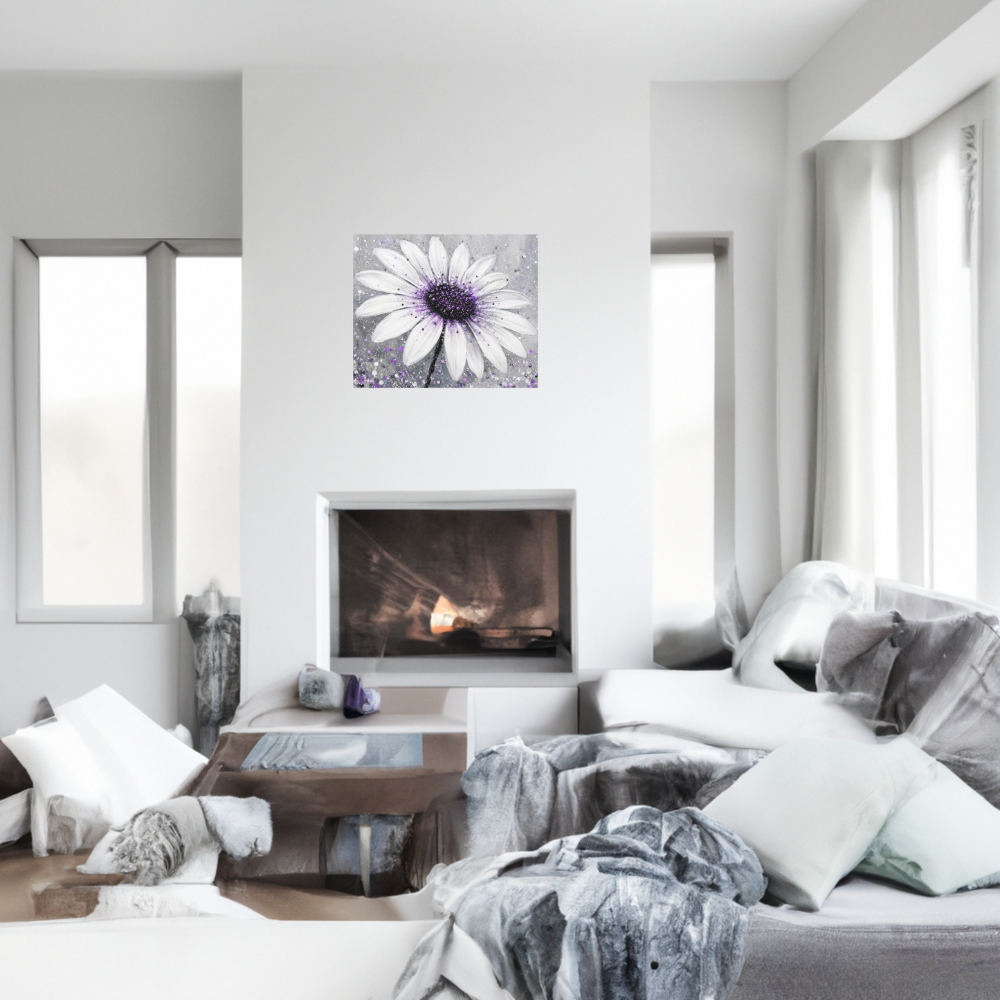 Lavender Elegance Canvas Wall Art