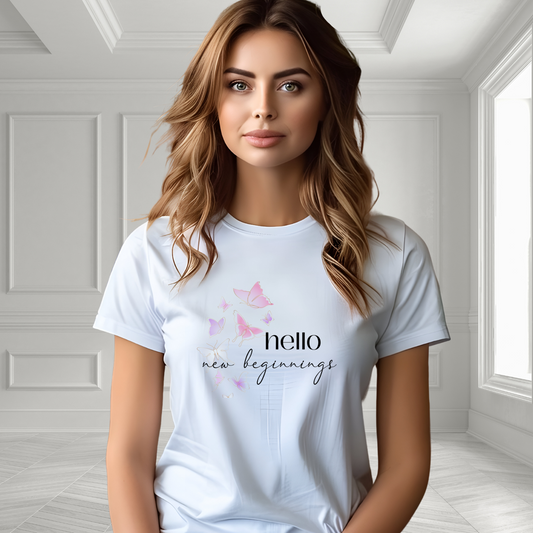 Hello New Beginnings T-Shirt
