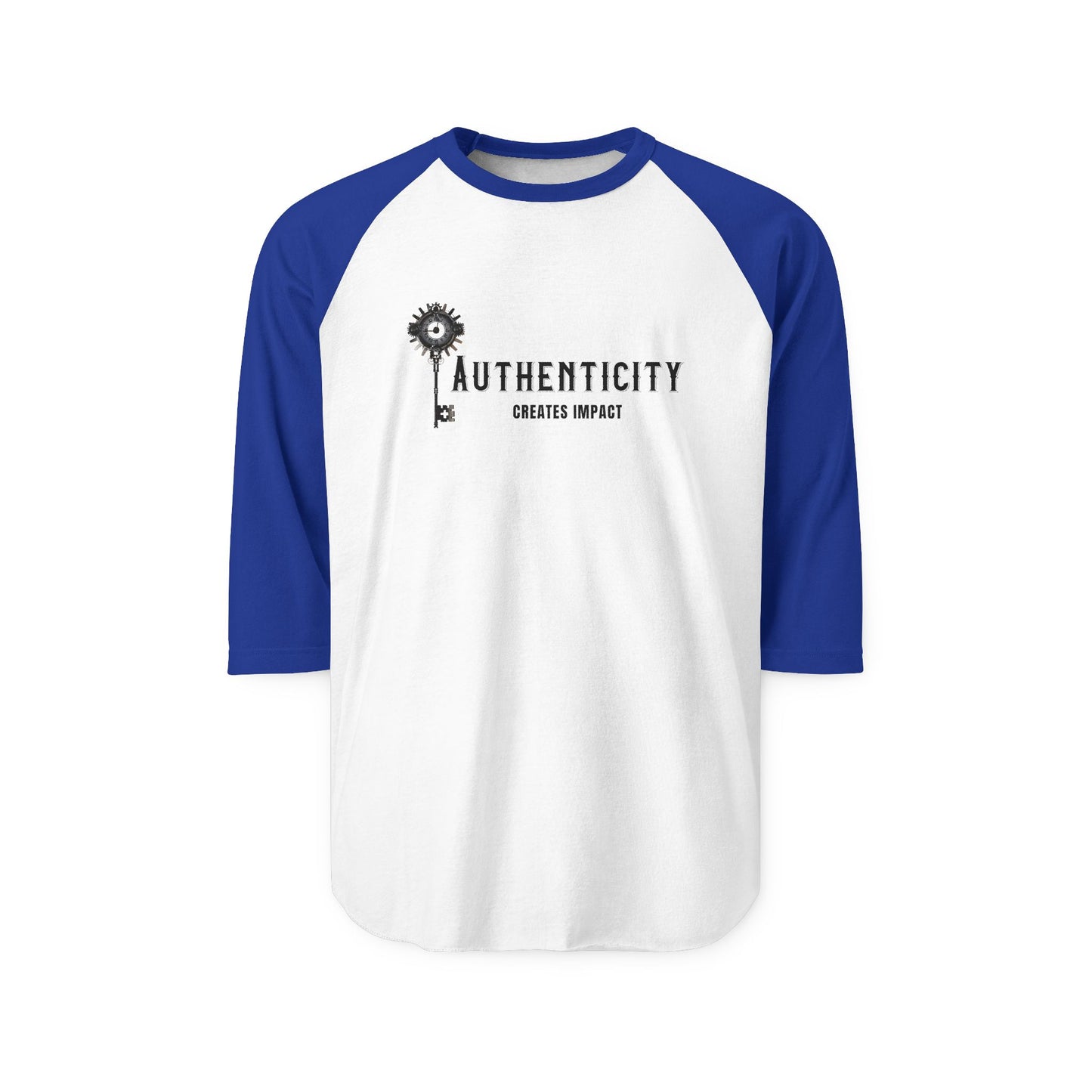 Authenticity Creates Impact Baseball Tee