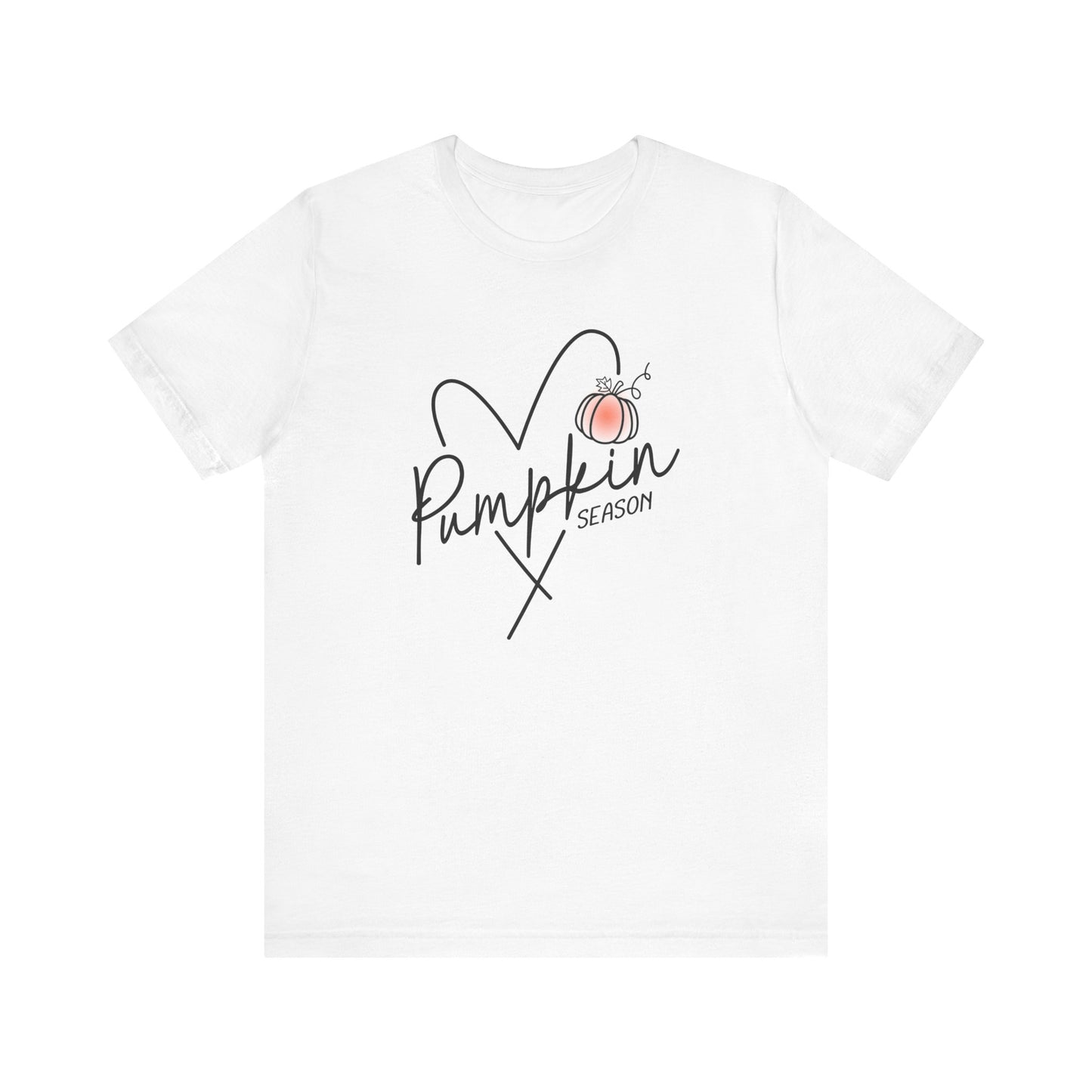 Pumpkin Season Heart T-Shirt