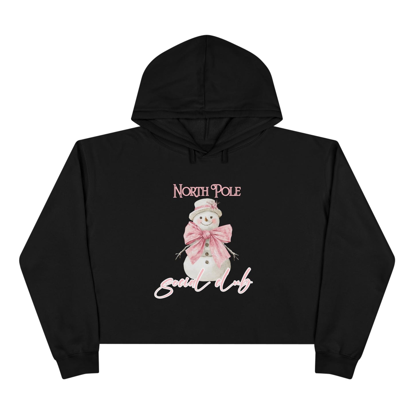 North Pole Social Club Crop Hoodie