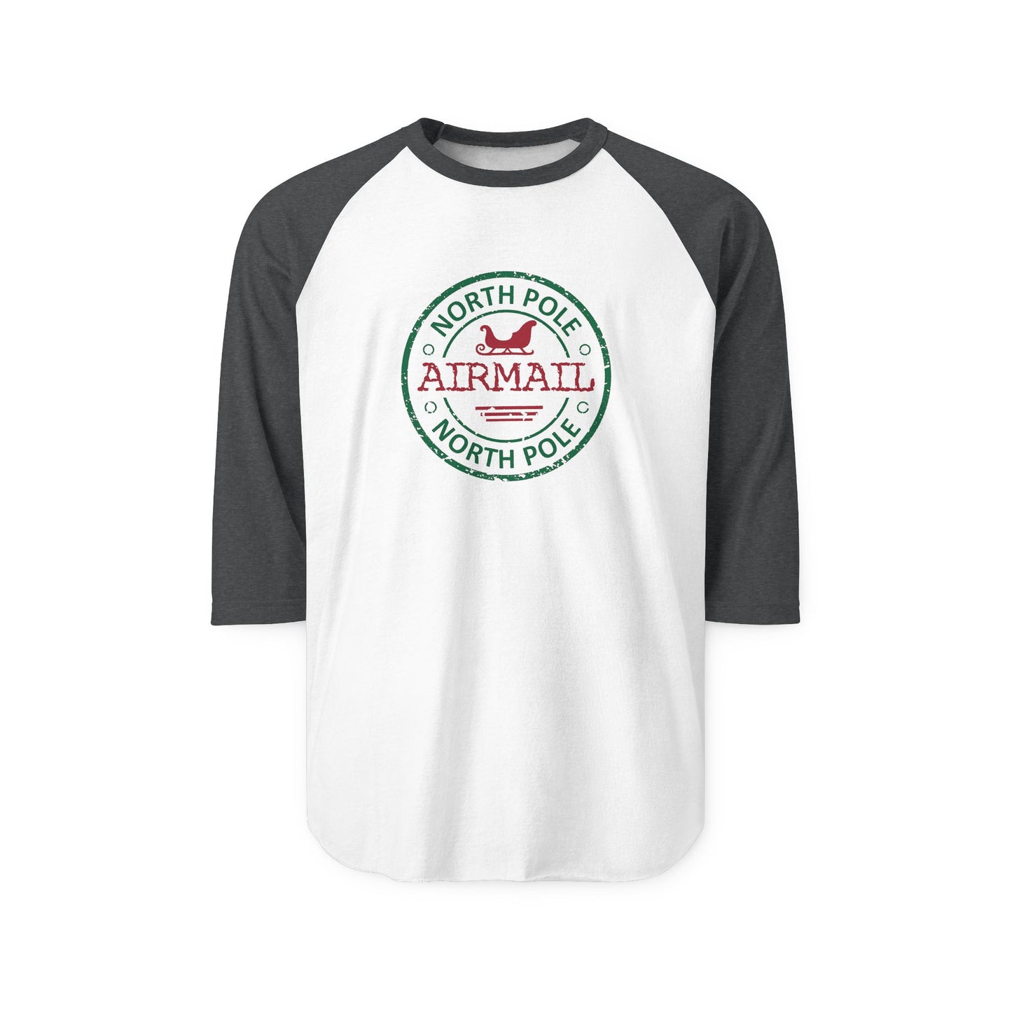 North Pole Airmail Baseball Tee