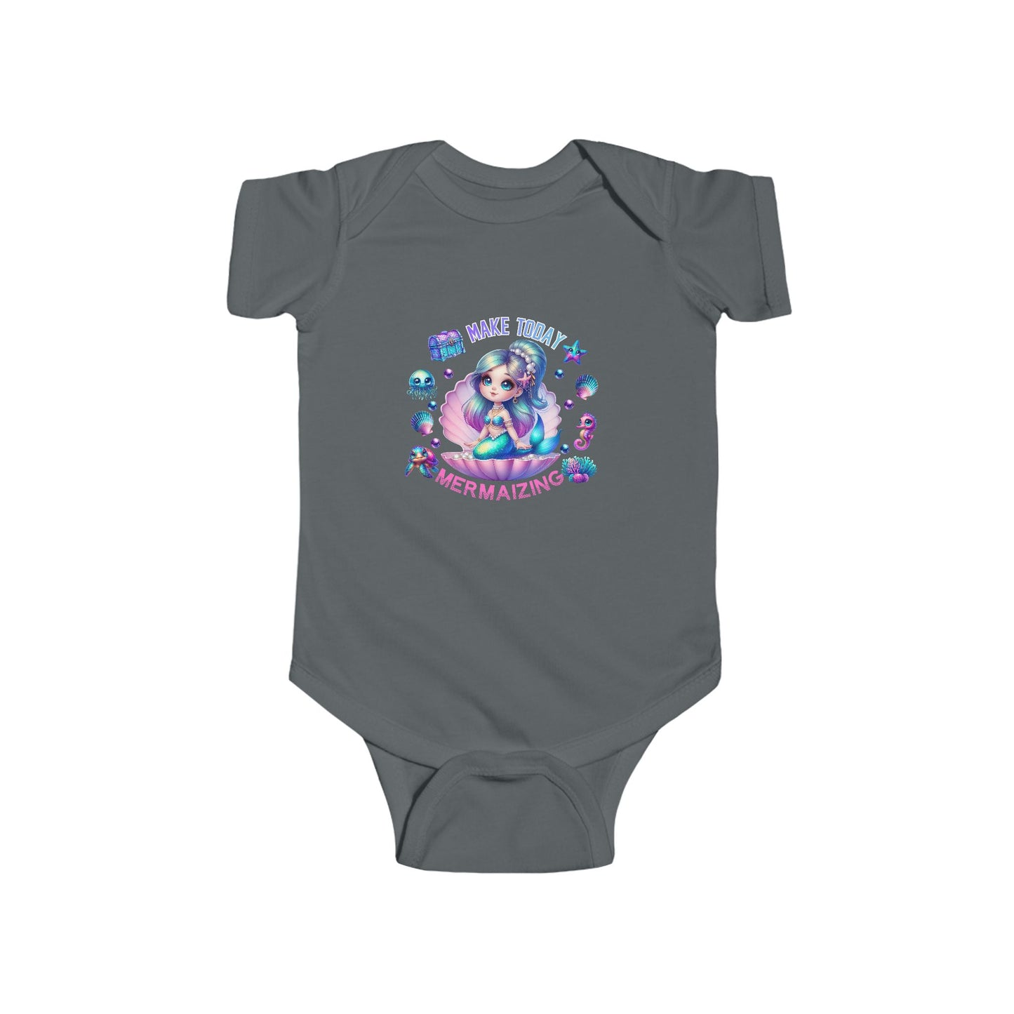 Make Today Mermaizing Infant Short Sleeve Onesie