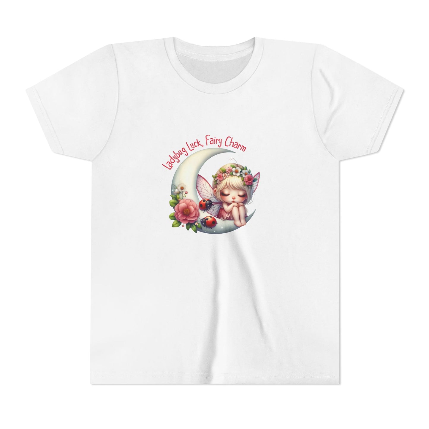 Ladybug Luck, Fairy Charm Kid's T-Shirt