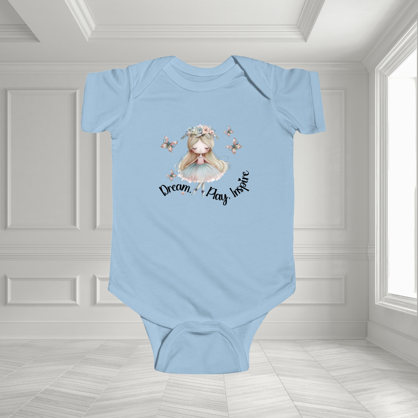 Dream, Play, Inspire Infant Short Sleeve Onesie