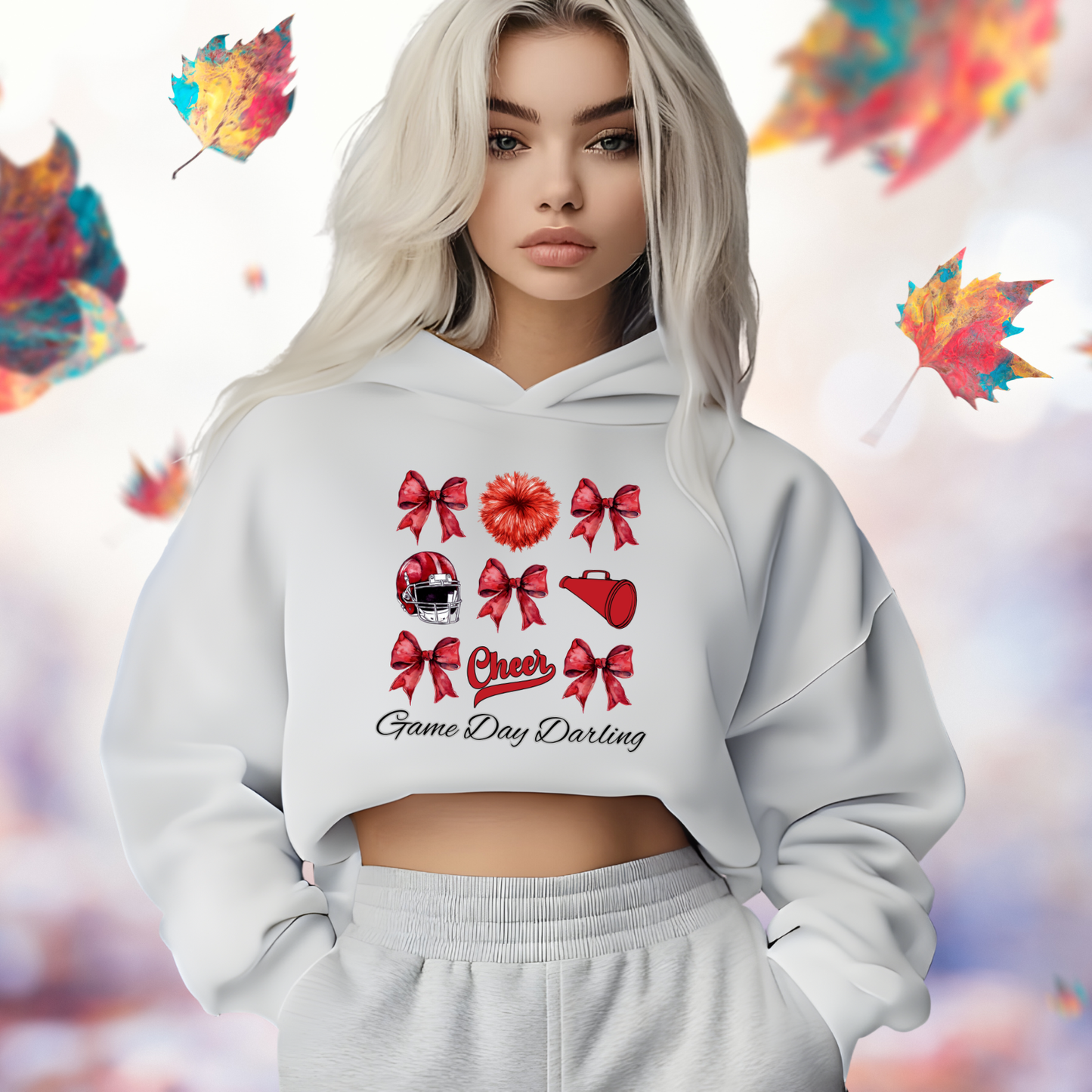 Game Day Darling Crop Hoodie