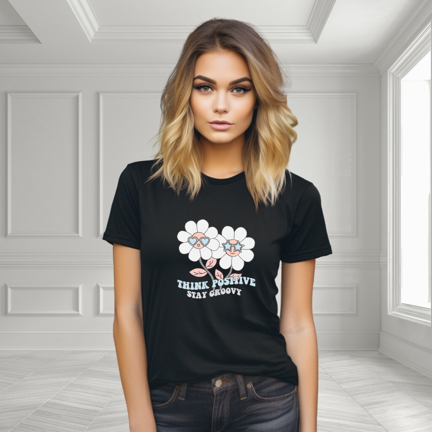 Think Positive, Stay Groovy T-Shirt