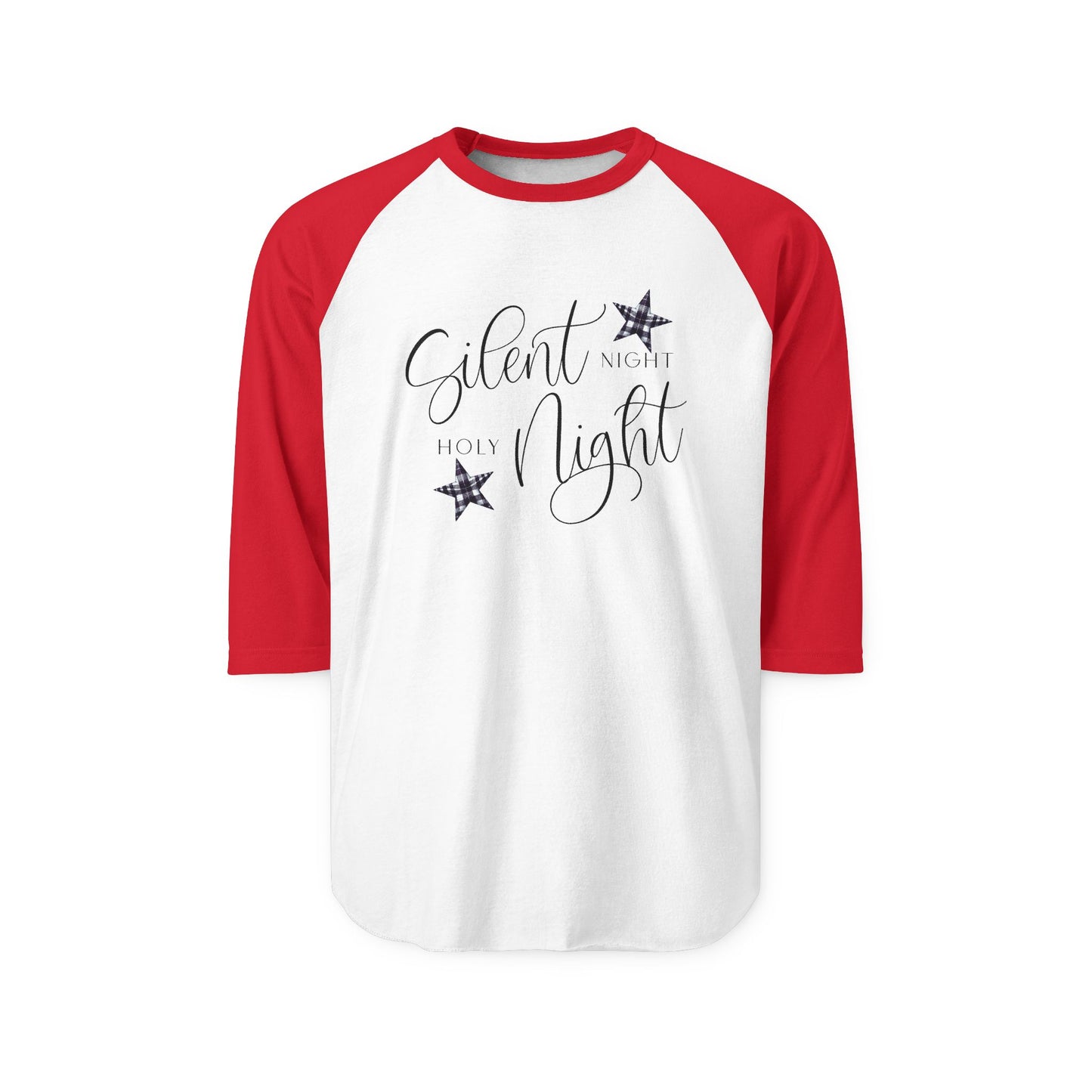 Silent Night, Holy Night Baseball Tee