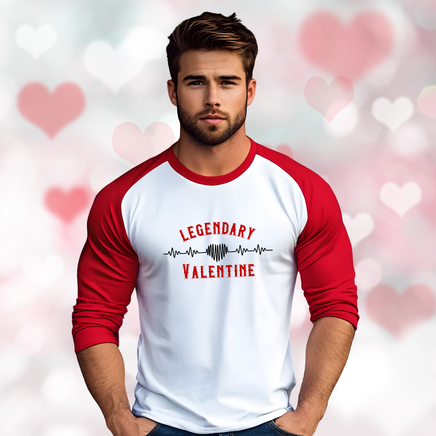 Legendary Valentine Baseball Tee