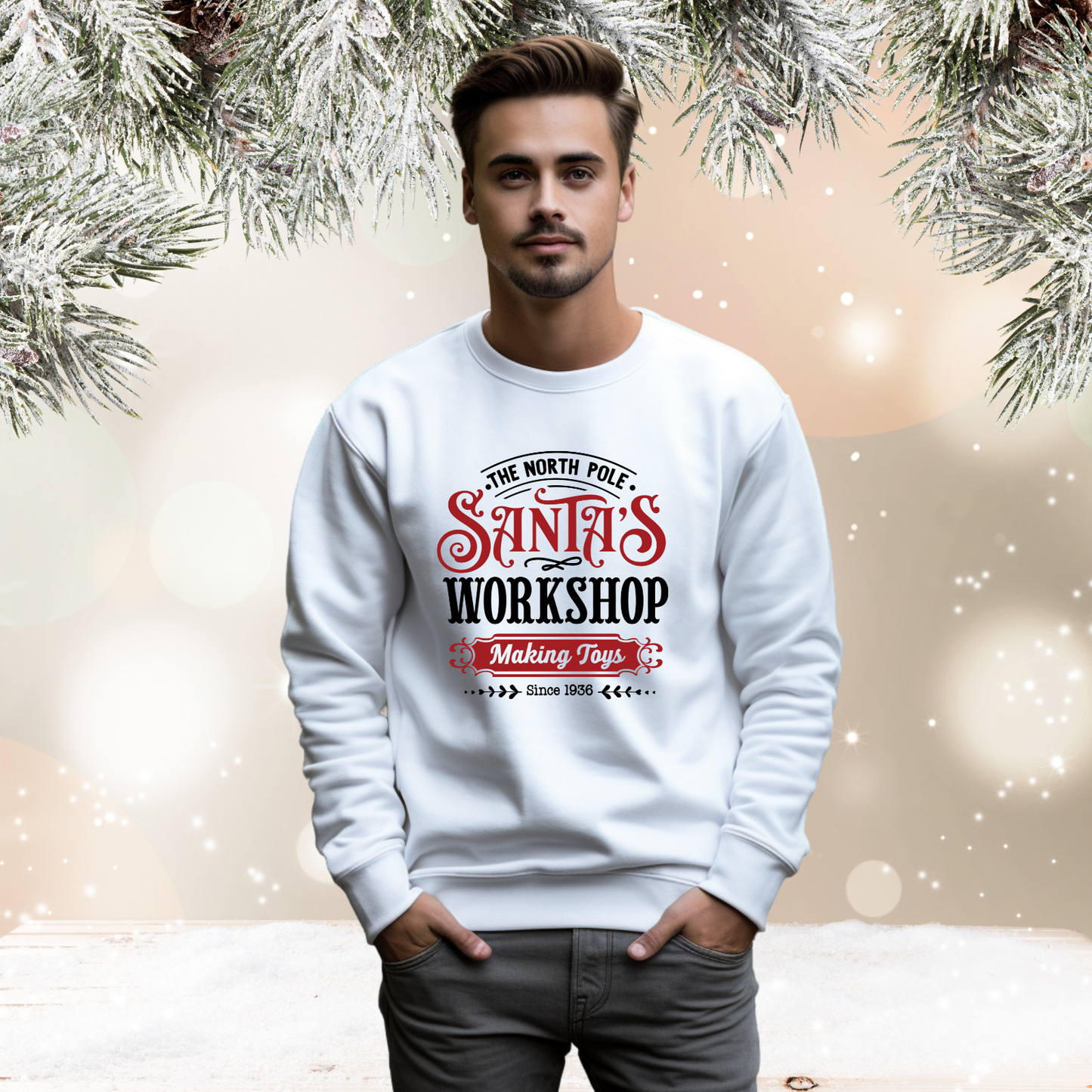 Santa's Workshop Crewneck Sweatshirt
