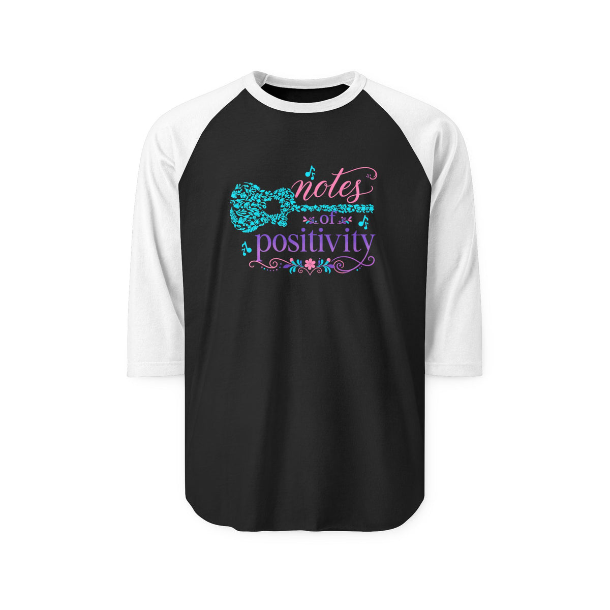 Notes Of Positivity Baseball Tee