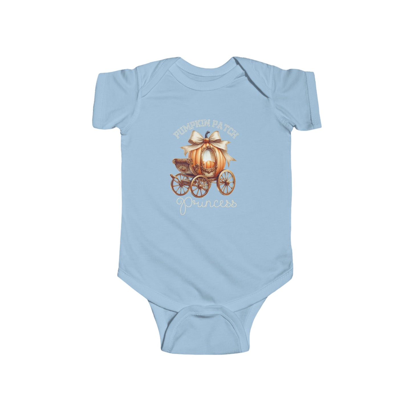 Pumpkin Patch Princess Infant Short Sleeve Onesie